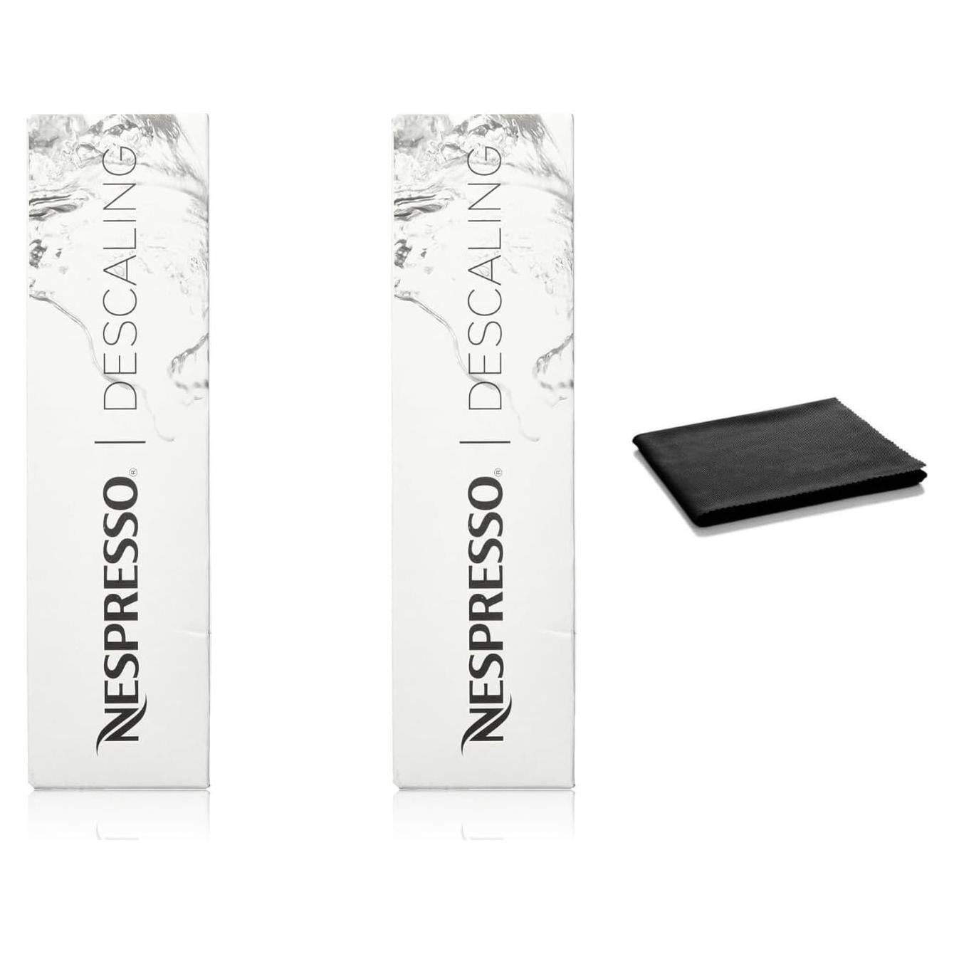 Kit de Descalcificación Universal Nespresso - 4 Paquetes + Paño