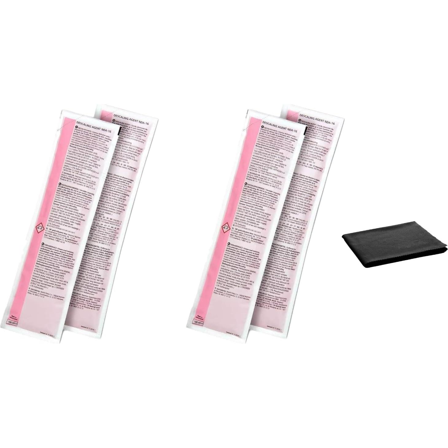 Kit de Descalcificación Universal Nespresso - 4 Paquetes + Paño