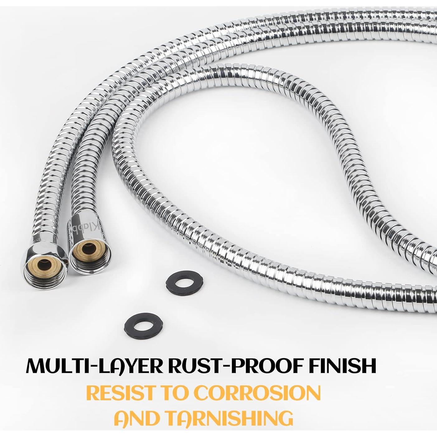 Manguera de Ducha Klabb 177.8 cm Acero Inoxidable Flexible