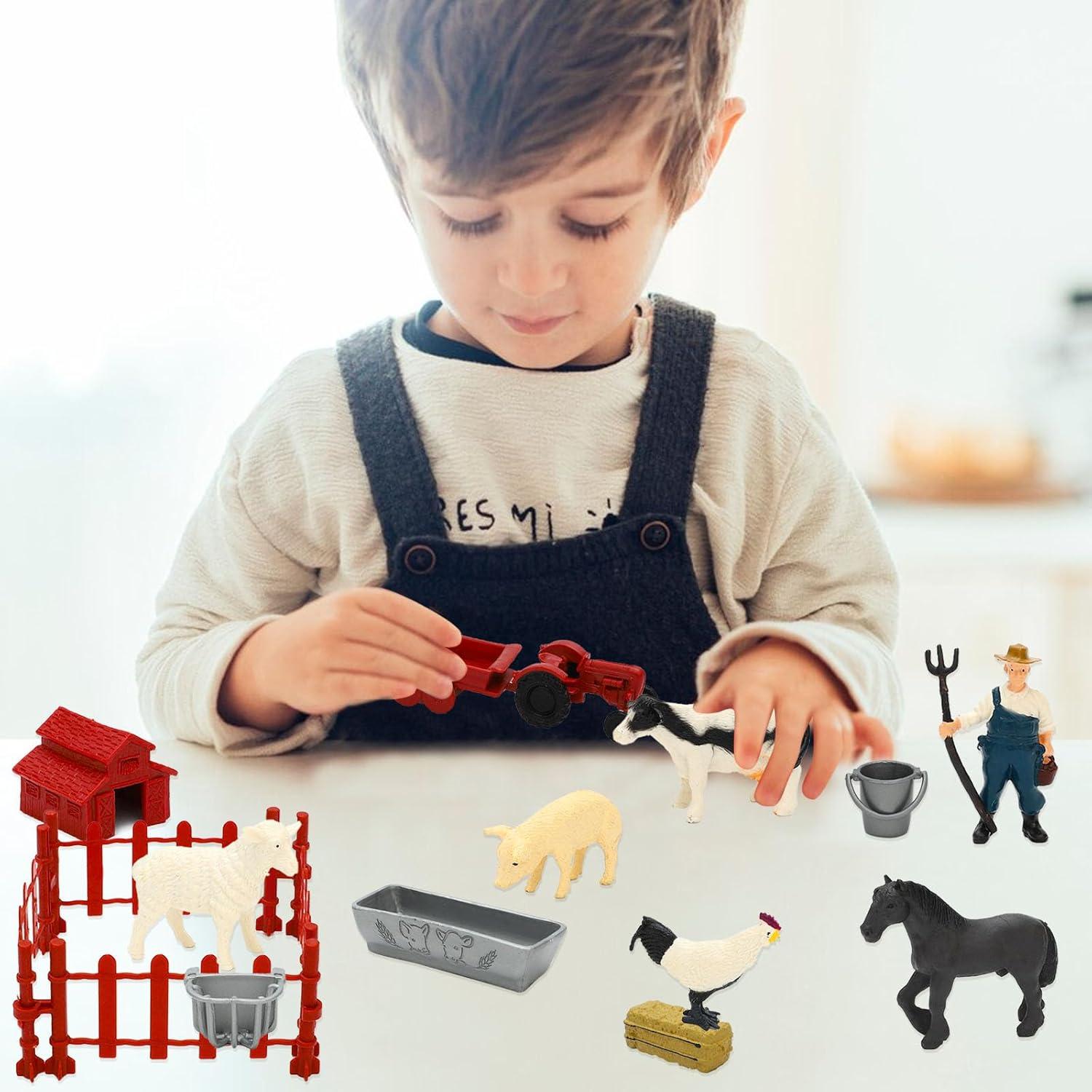 Juego de Figuras de Animales de Granja ONEST 25 Piezas