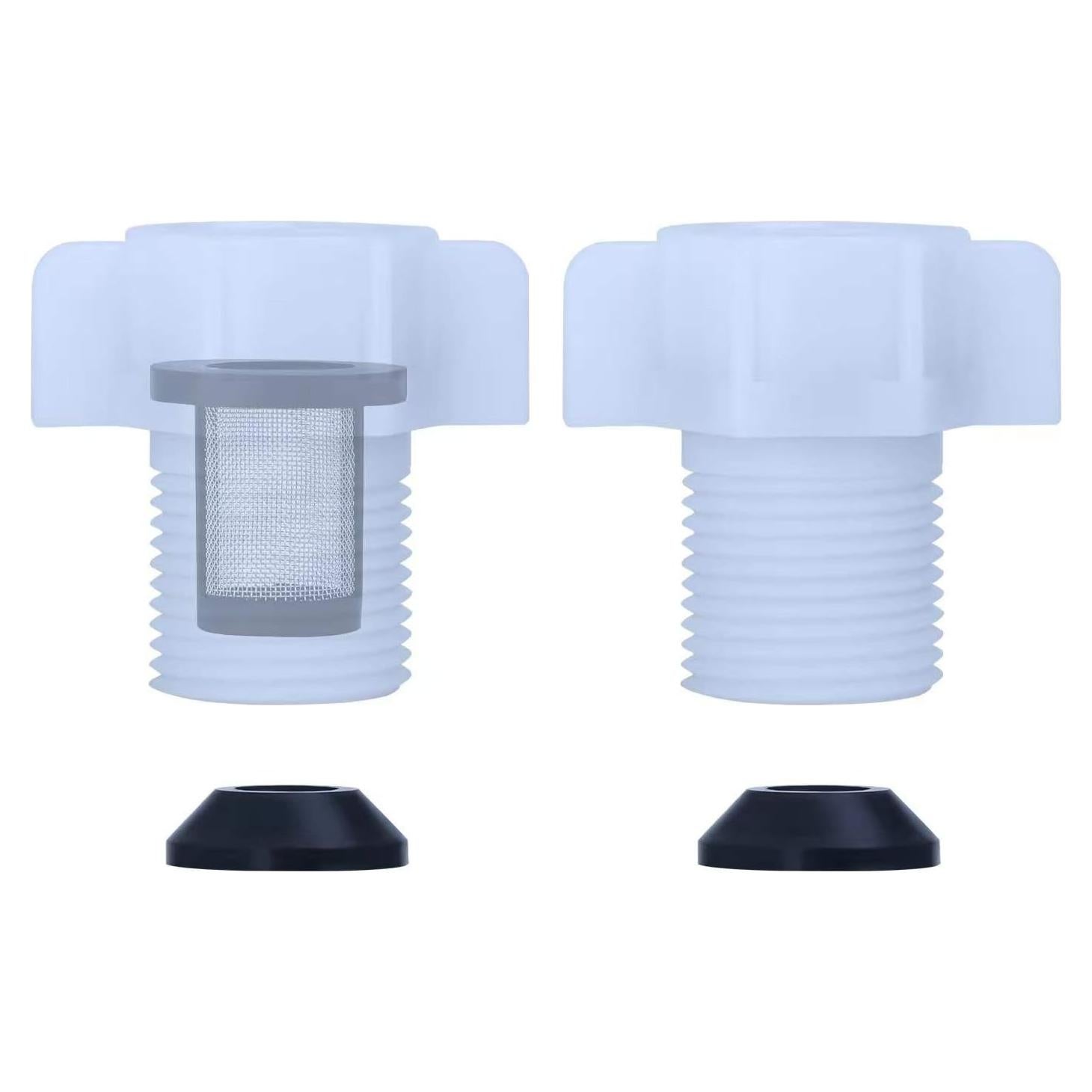 Adaptador de Filtro de Agua para Inodoro YUHX 7/8" Blanco 2 PCS