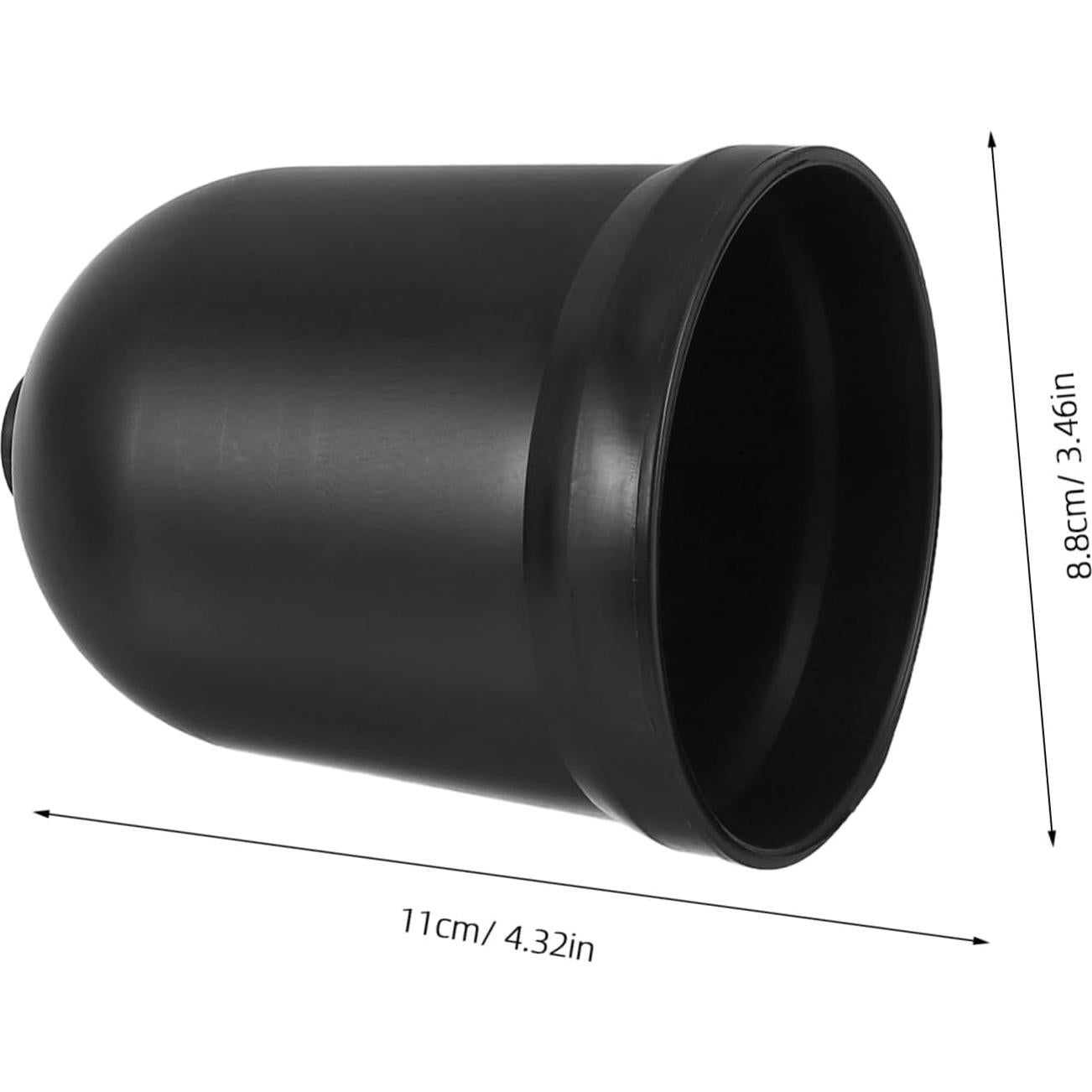 Juego de 2 Soportes para Cepillos de Inodoro DEARMAMY Negro