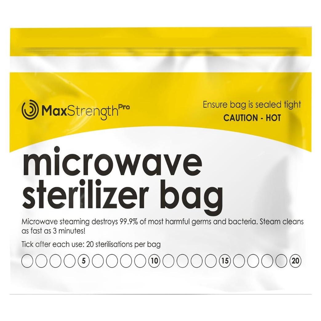 Bolsas Esterilizadoras para Microondas Max Strength Pro 20pc