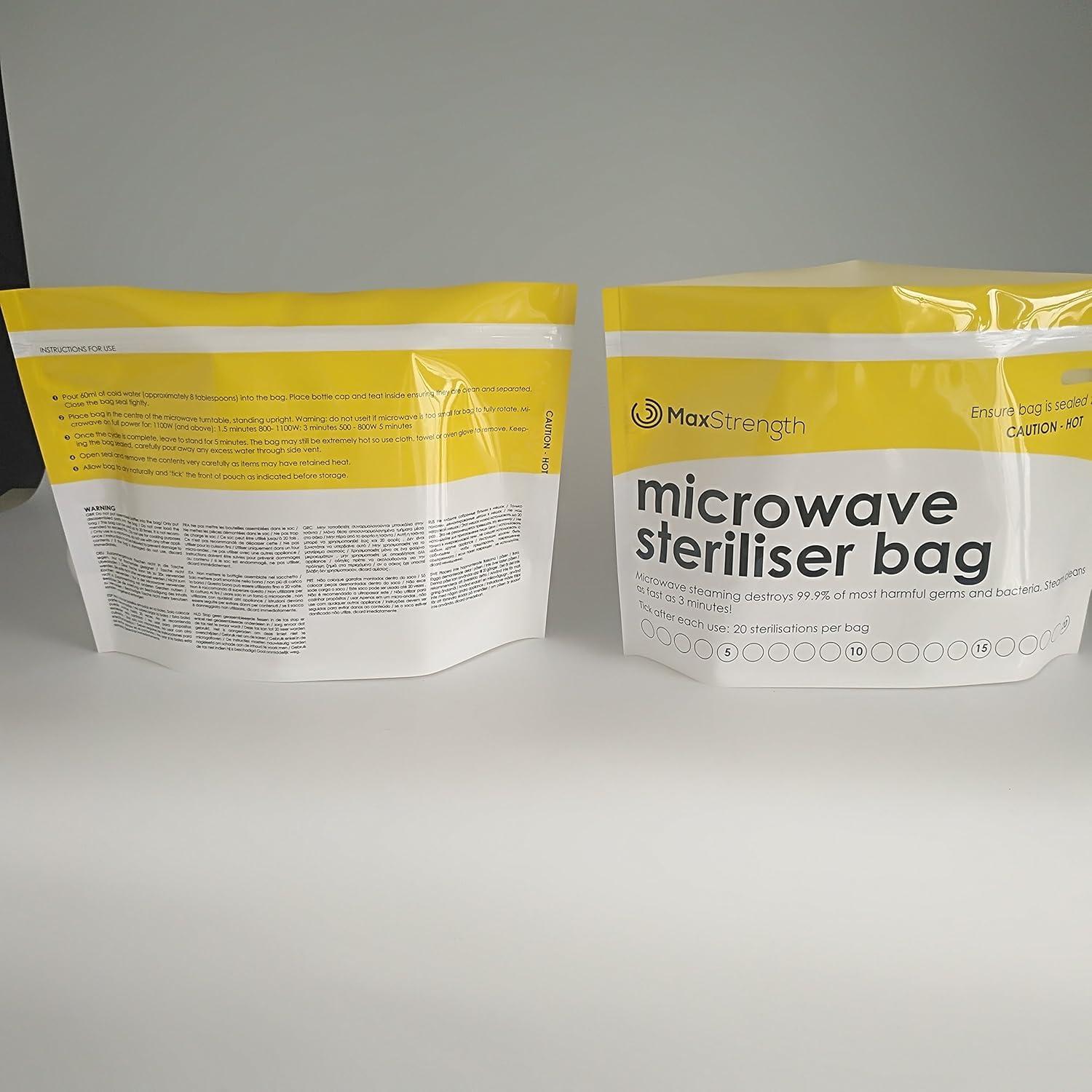 Bolsas Esterilizadoras para Microondas Max Strength Pro 20pc