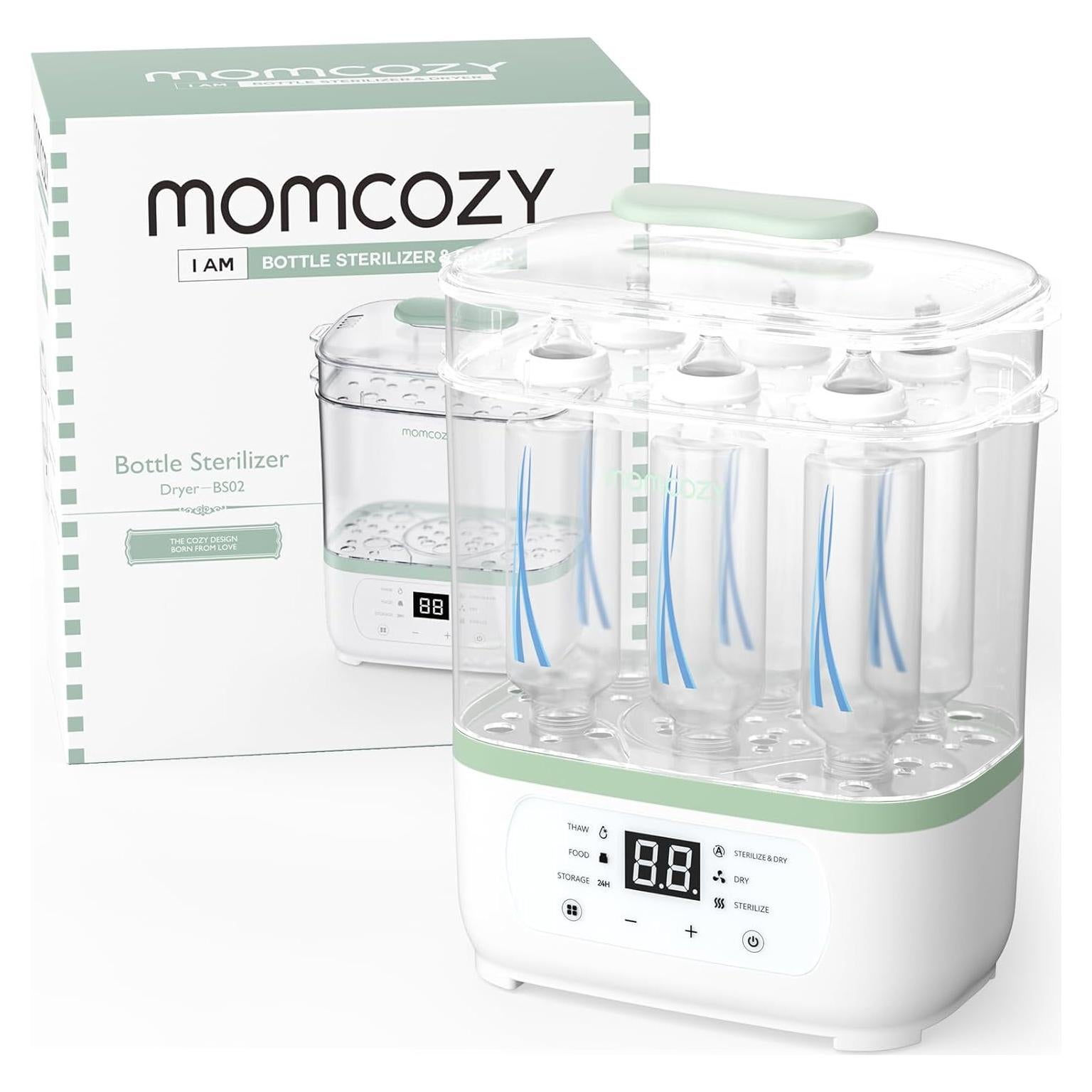 Esterilizador y Secador de Botellas Momcozy 8 en 1 2.61 kg