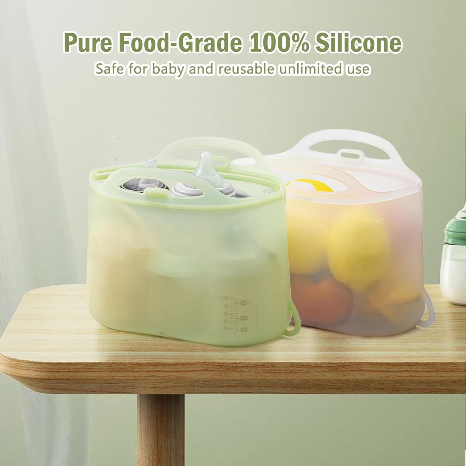 Bolsas Esterilizadoras de Silicona XL para Biberones - 2400ml