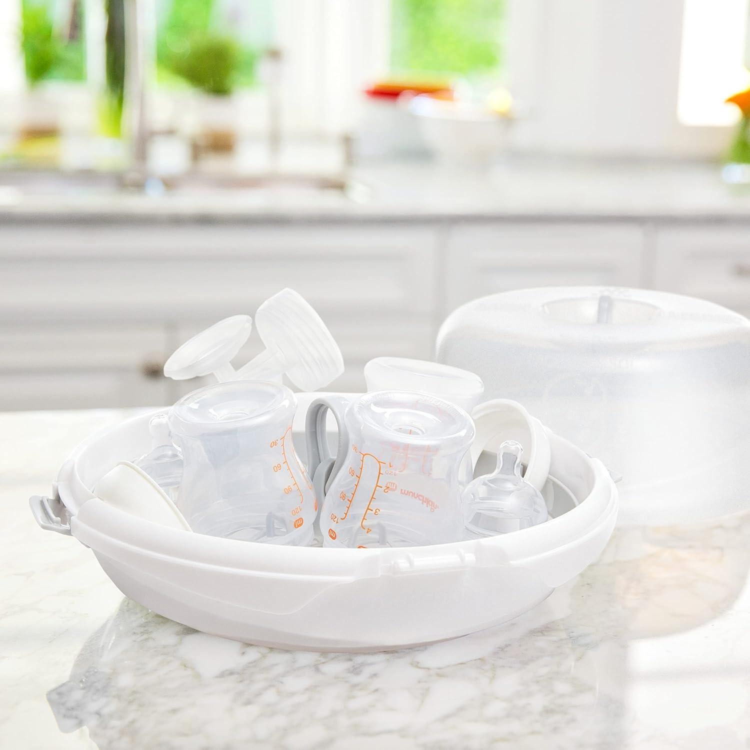 Esterilizador de Botellas Munchkin Steam para Microondas