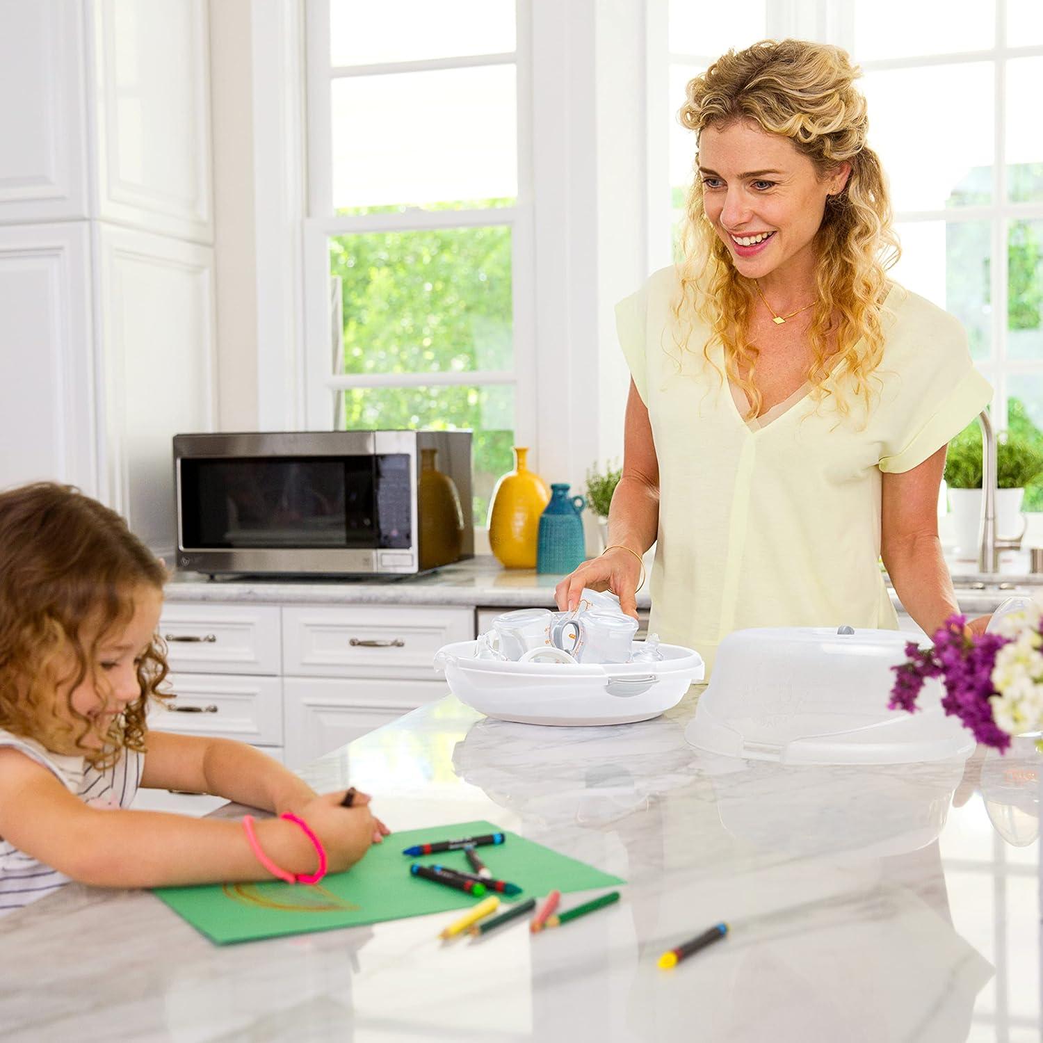 Esterilizador de Botellas Munchkin Steam para Microondas