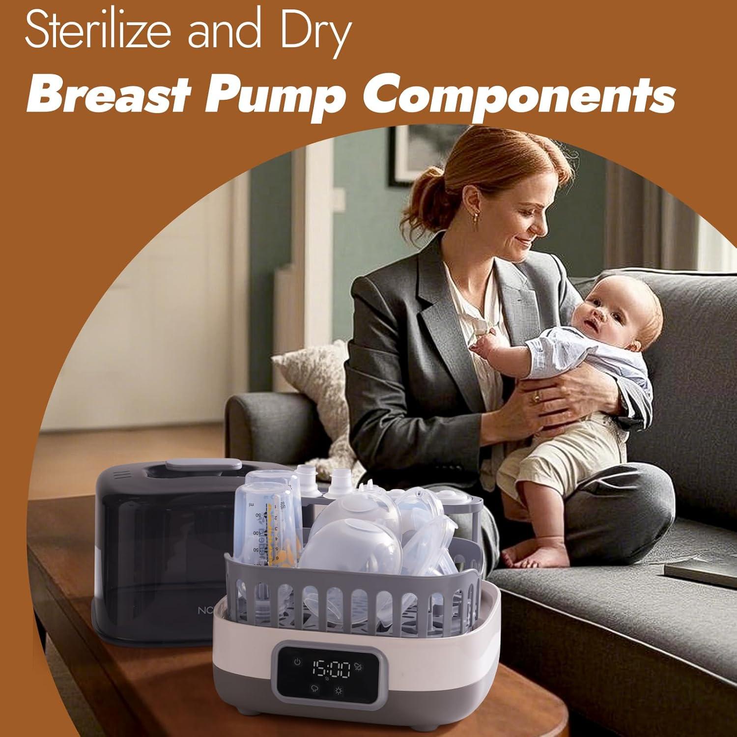 Esterilizador y Secador de Biberones NCVI 20 Minutos 8/6 Biberones