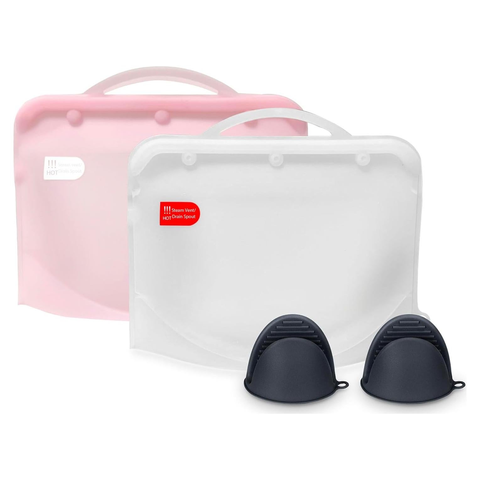 Bolsa de Esterilización de Silicona para Microondas ZÜCÜBÉ 2PC