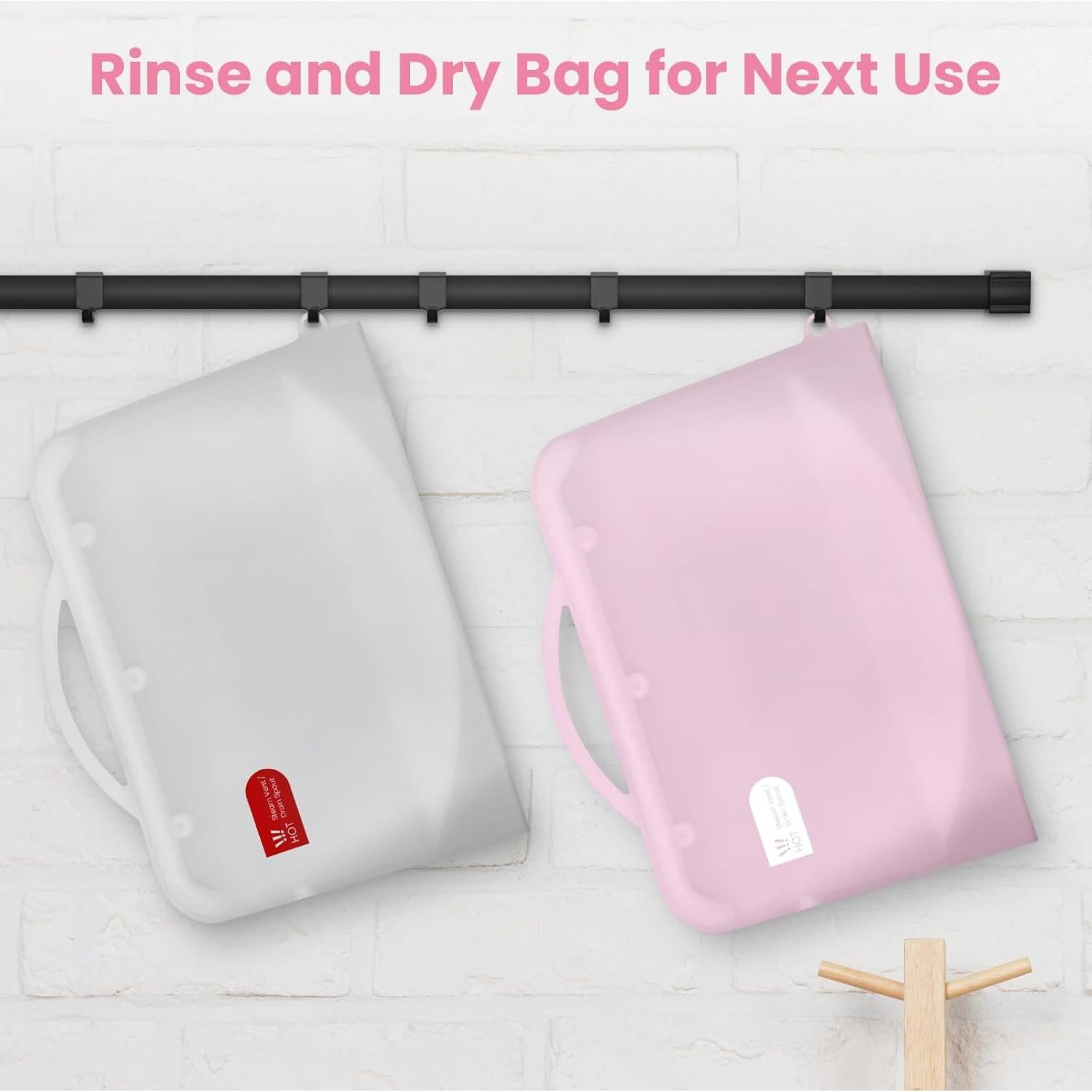 Bolsa de Esterilización de Silicona para Microondas ZÜCÜBÉ 2PC