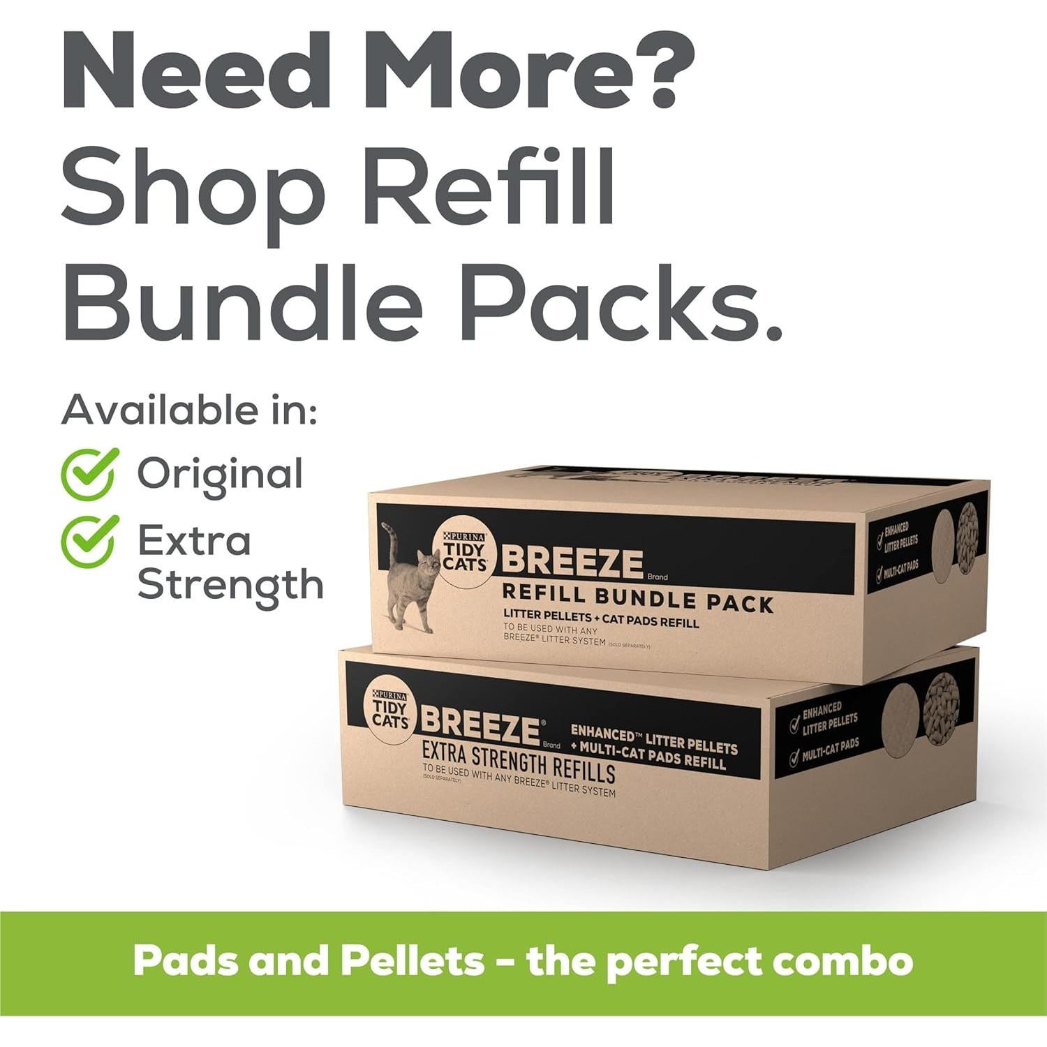 Recarga de Almohadillas para Gatos Purina Tidy Cats Breeze - 8 Unidades