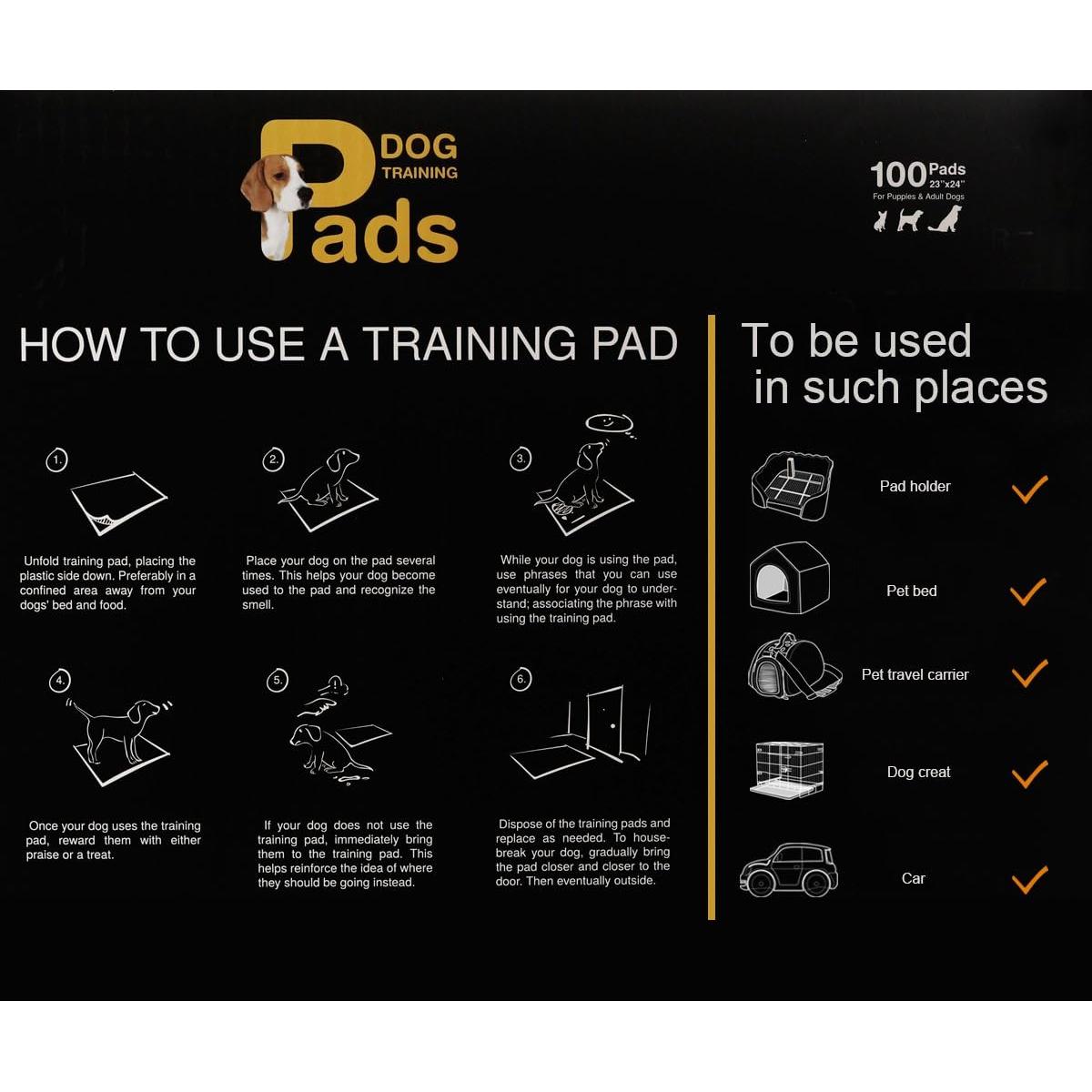 Almohadillas de Entrenamiento Petphabet 100 Unidades 56x58cm