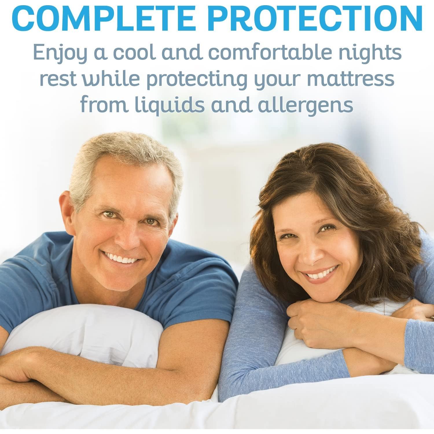 Protector de Colchón Impermeable SURES Reina - Lavable a Máquina