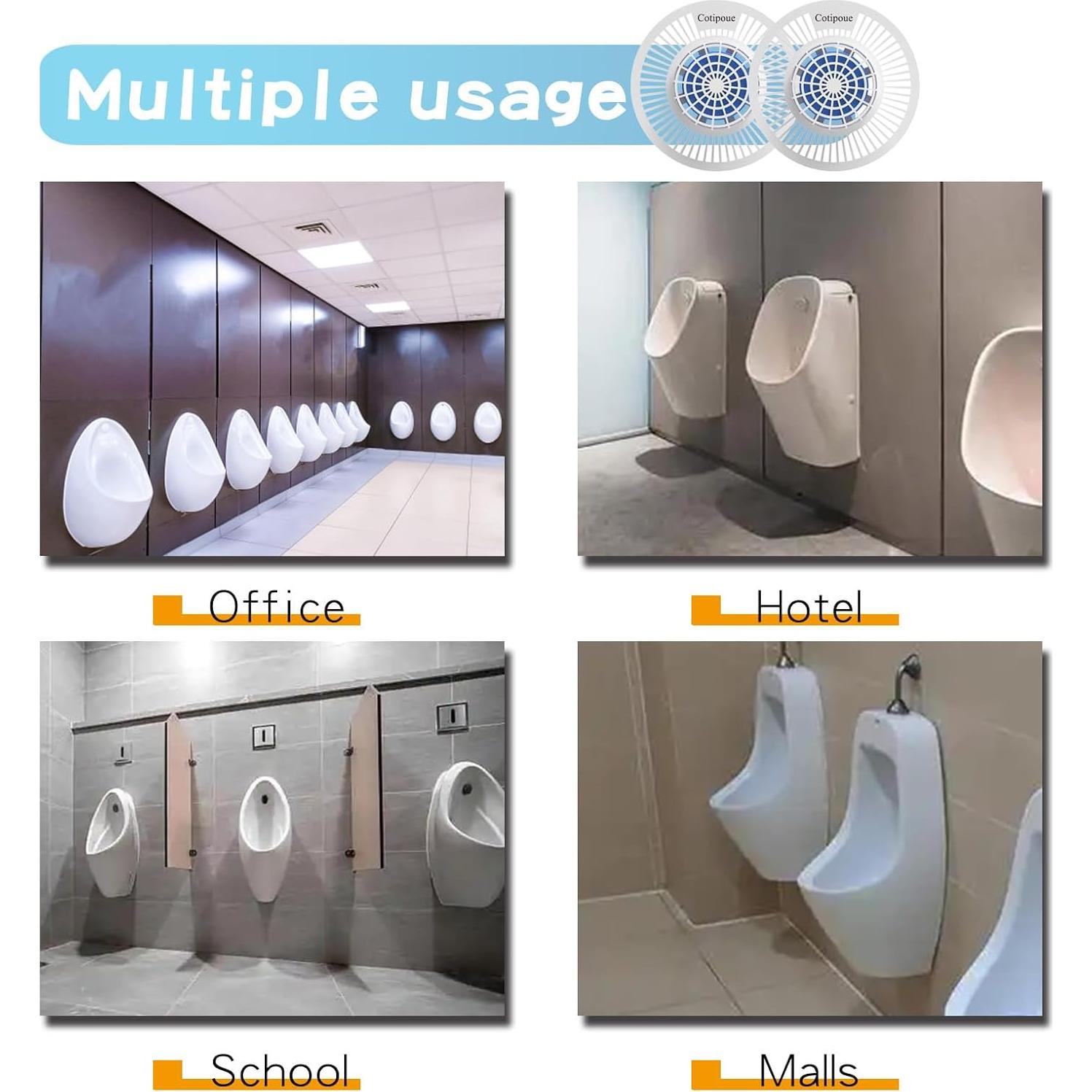 Desodorante de Pantalla de Urinal Cotipoue 36 Paquete Brisa Oceánica