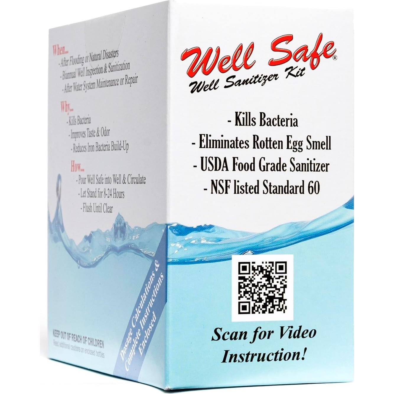 Kit de Desinfectante para Pozos Well Safe - Purificación de Agua