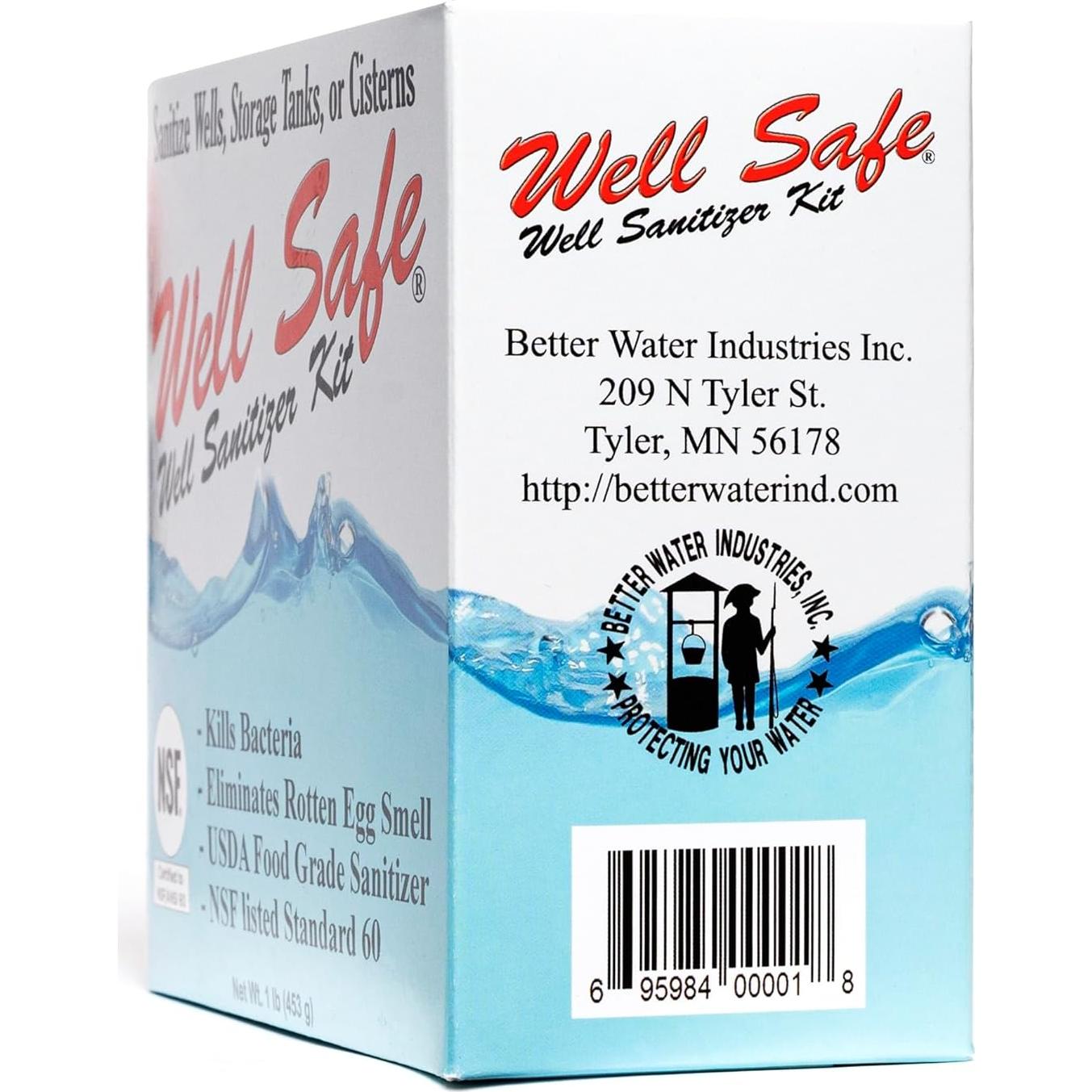 Kit de Desinfectante para Pozos Well Safe - Purificación de Agua