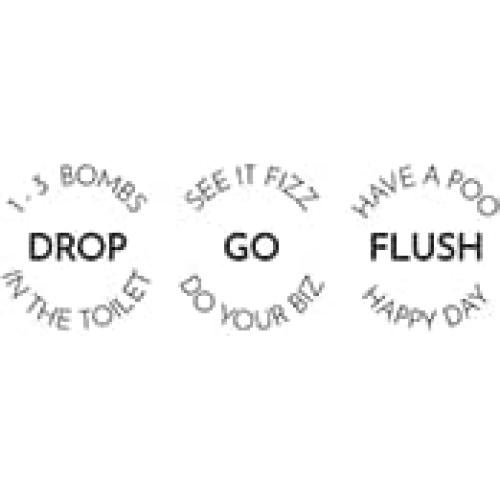 Bolas efervescentes para inodoro Wabi Whiffs Noche de cristal 60 unidades