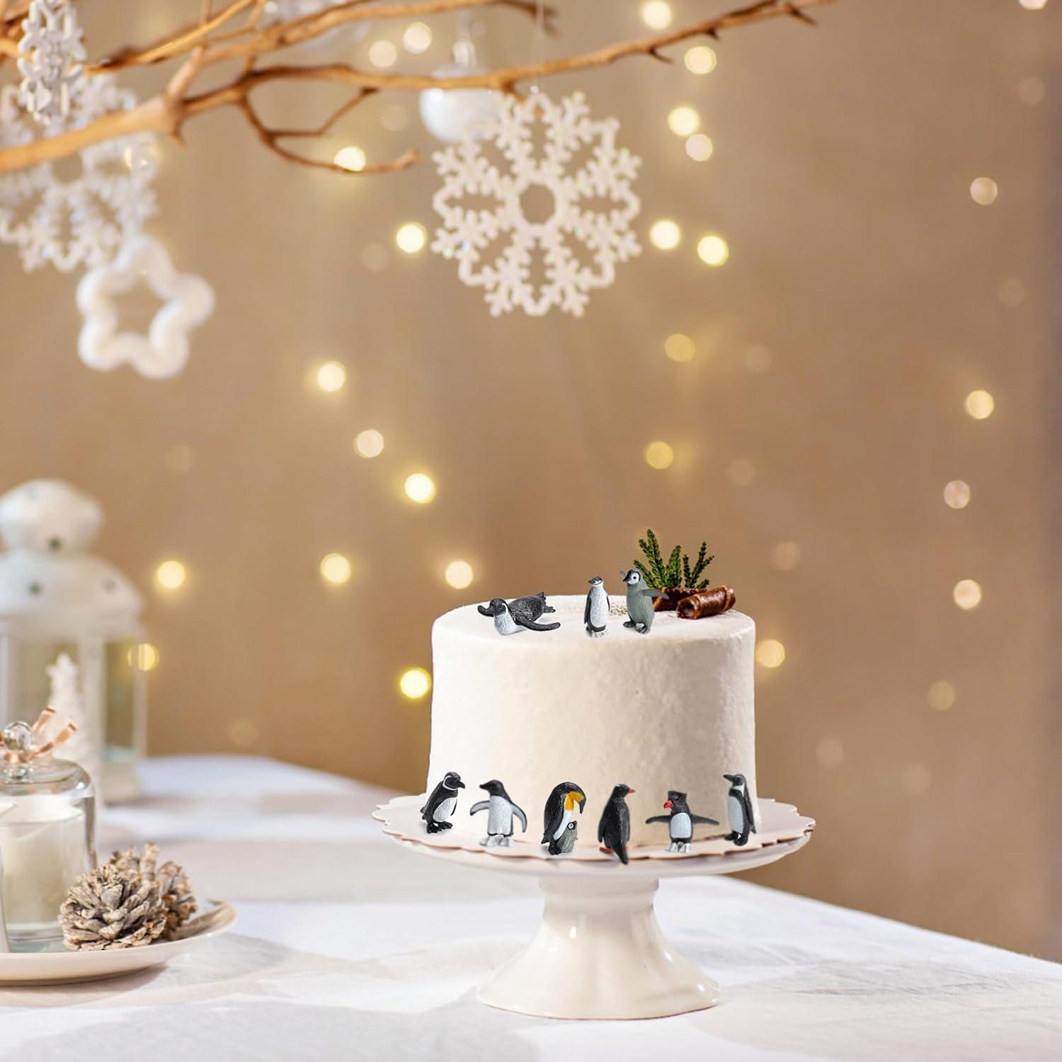 Juego de Figuras de Pingüinos ONEST - 11 Piezas Realistas