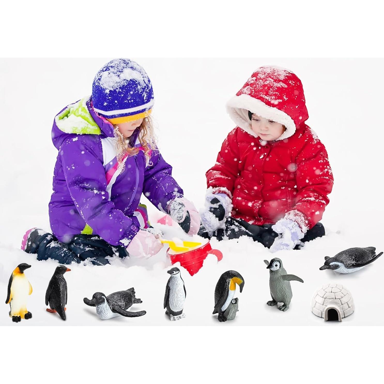 Juego de 18 Figuras de Pingüinos ONEST Juguetes Educativos