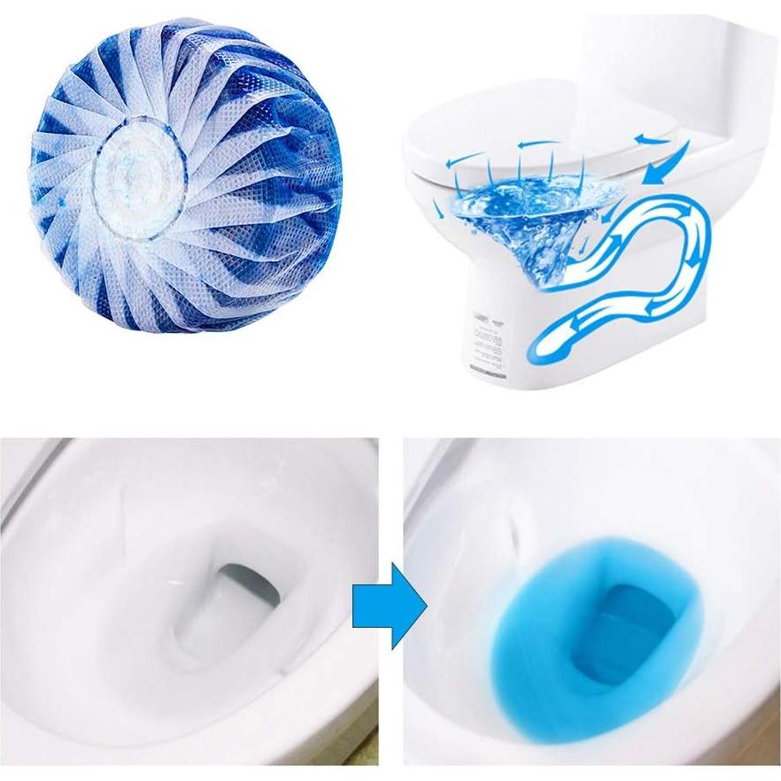 Tabletas de limpieza para inodoro Meihejia 6 unidades