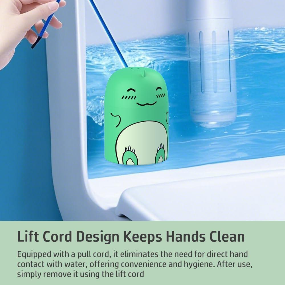 Limpiador de Inodoro Dinosaurio CloudMades Verde 90 Días