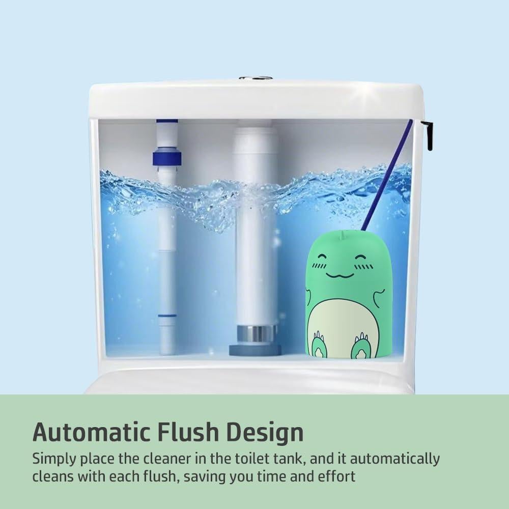 Limpiador de Inodoro Dinosaurio CloudMades Verde 90 Días