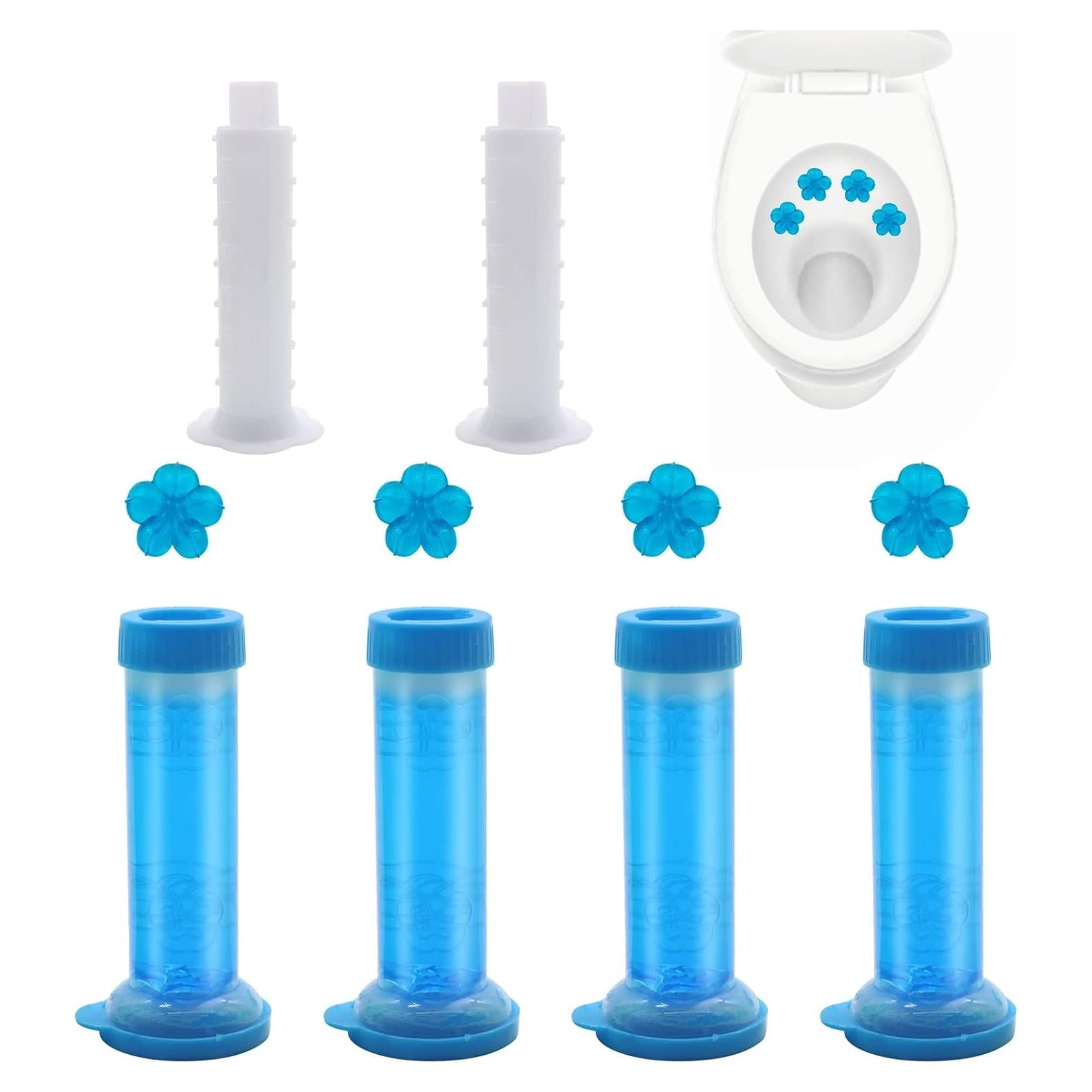 Sello de Gel para Inodoro Ayipaqen 4PCS Aroma Floral