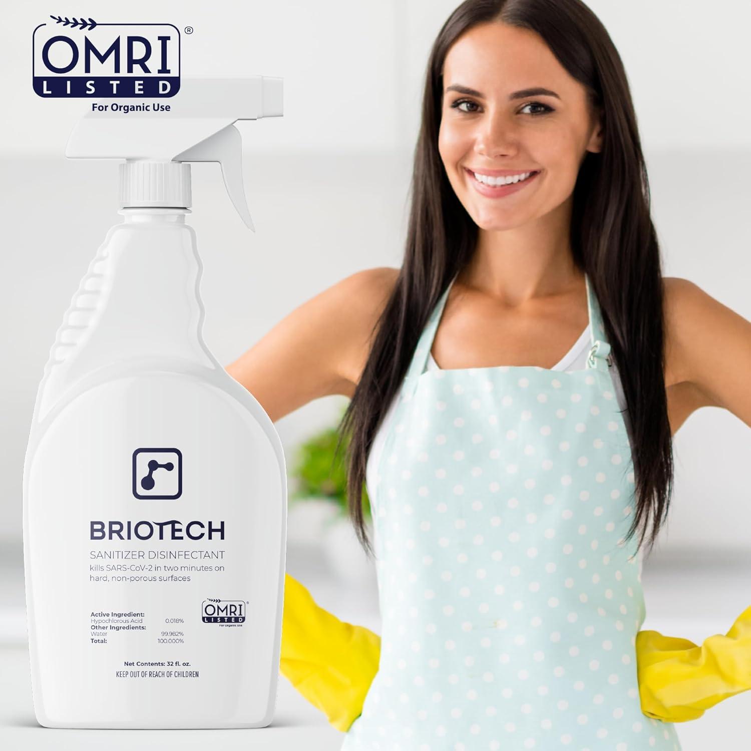 Desinfectante Spray Hipocloroso Briotech 946 ml - Elimina 99.99% Virus