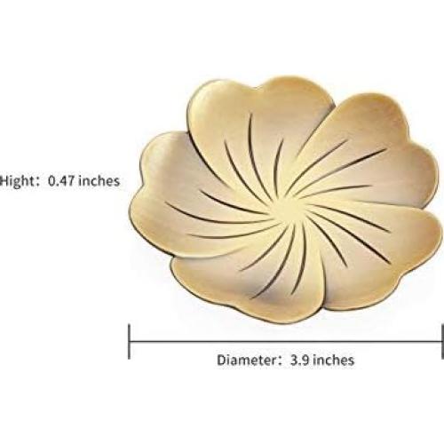 Quemador de Incienso MIUPOO de Latón Diseño Gotas de Agua