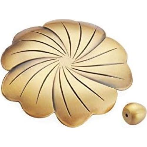 Quemador de Incienso MIUPOO de Latón Diseño Gotas de Agua