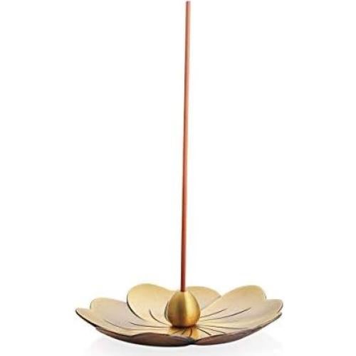 Quemador de Incienso MIUPOO de Latón Diseño Gotas de Agua