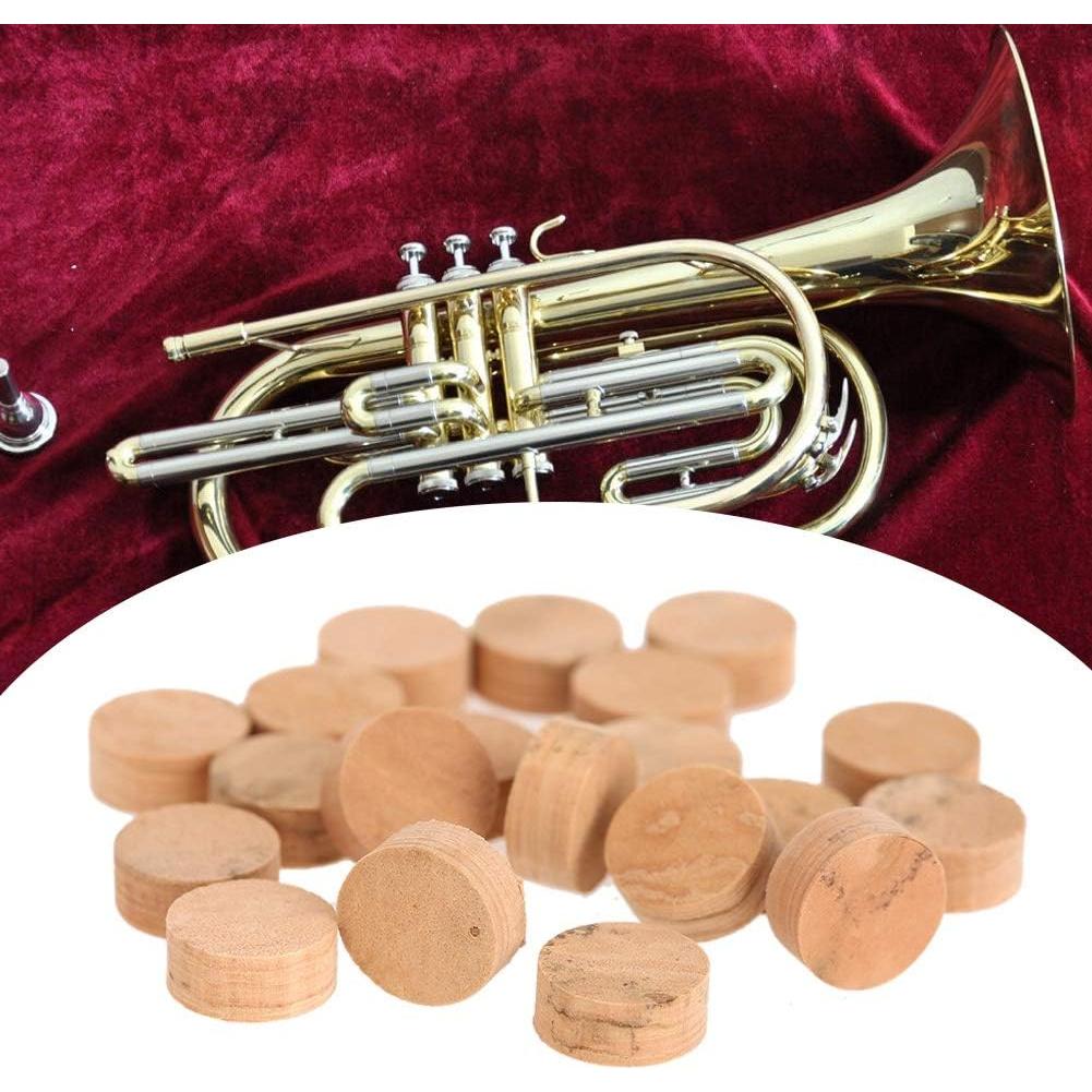 Almohadillas de Corcho para Trompeta y Trombón - 20 Piezas 9.5 mm