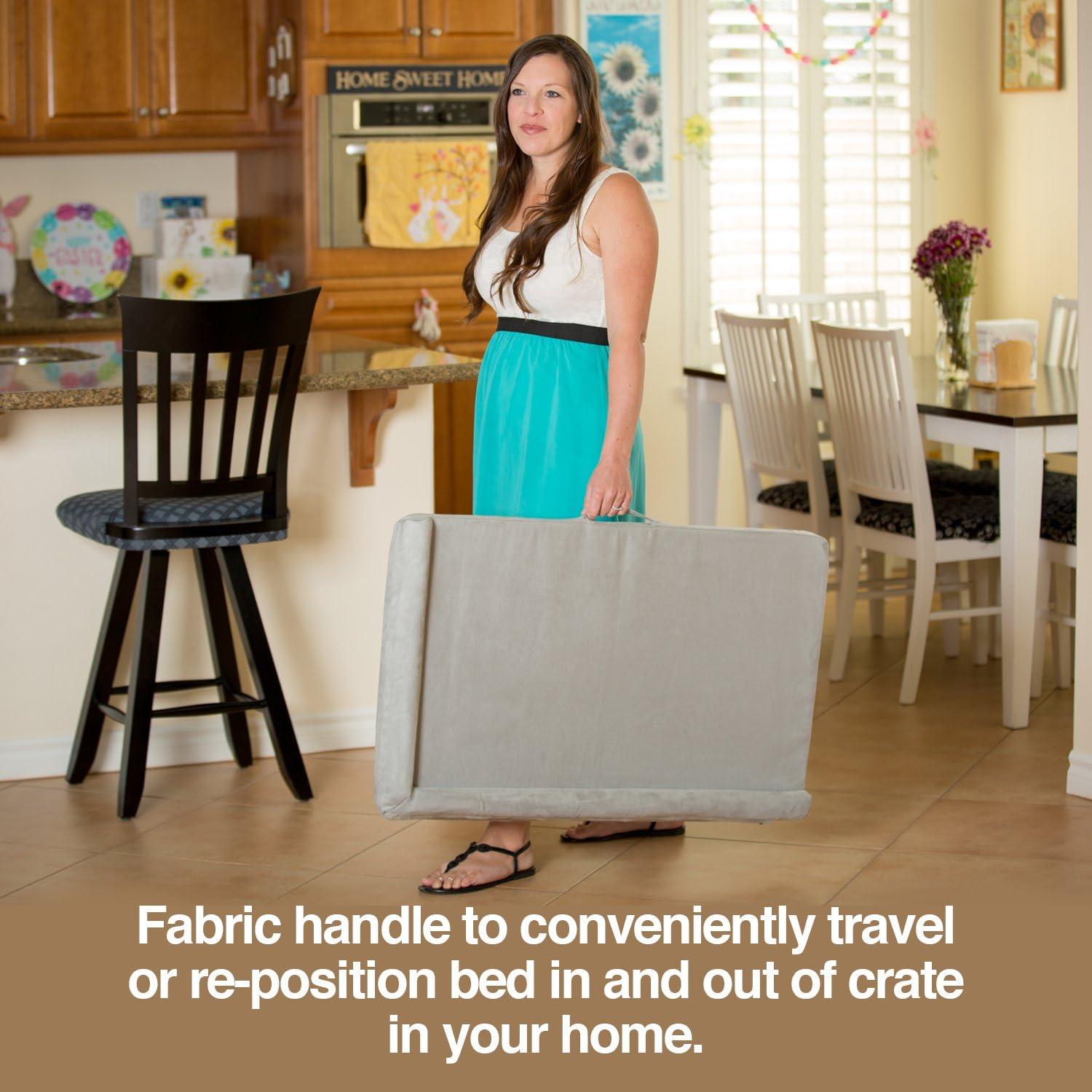 Cama para Perros PetFusion PuppyChoice 61 cm Gris Impermeable