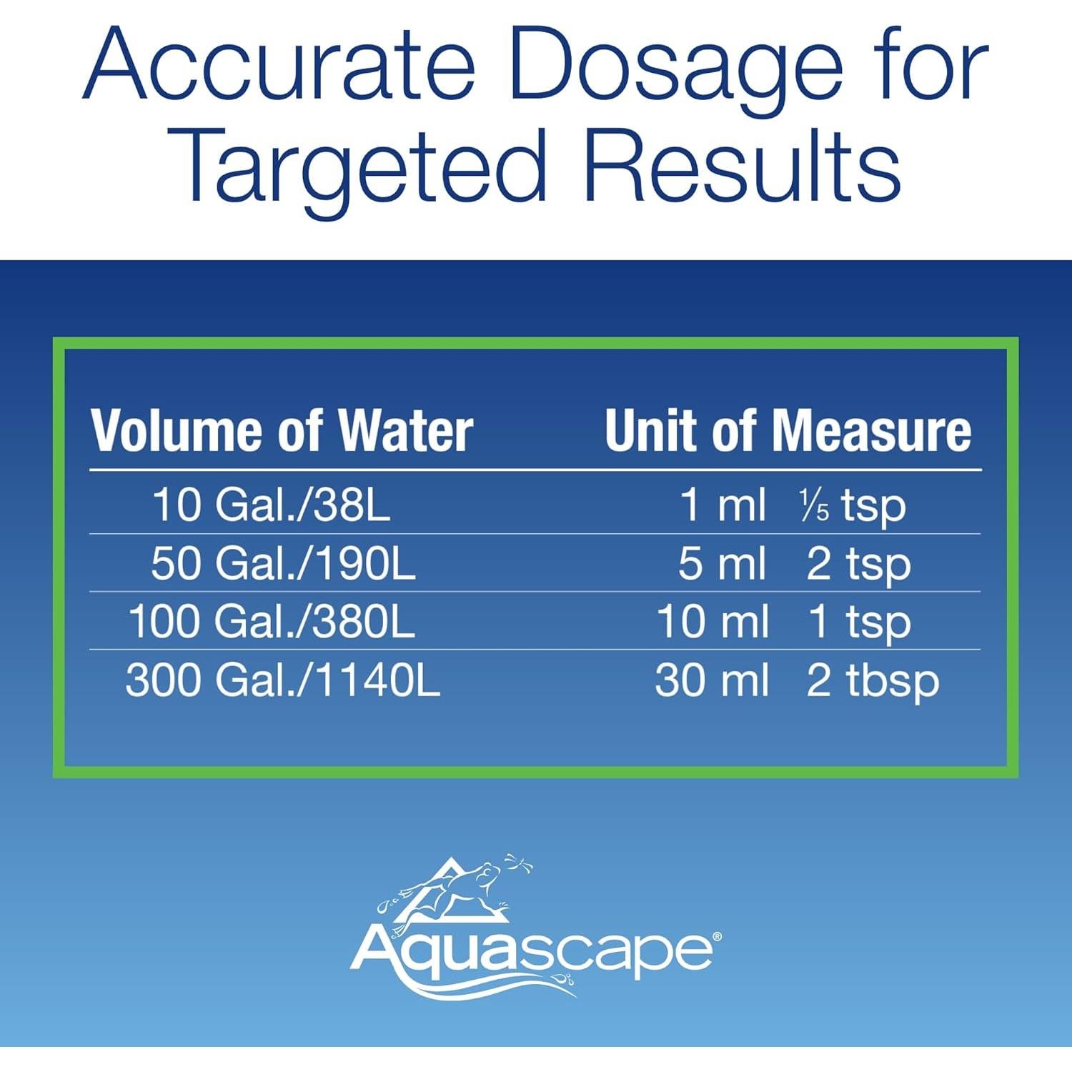 Algaecida Aquascape 32 oz - Control Rápido de Algas para Estanques