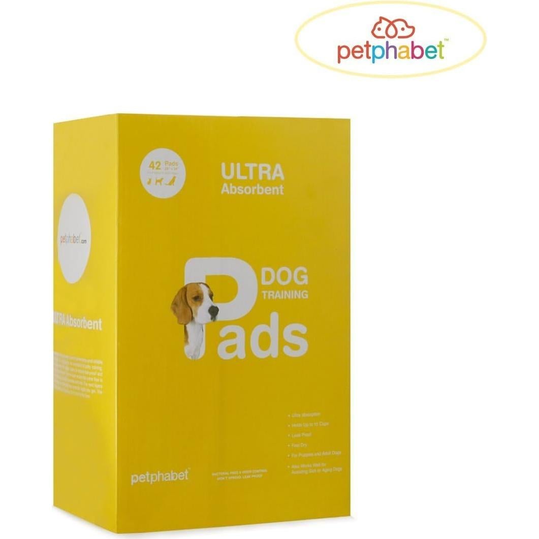 Alfombrillas Ultra Absorbentes para Cachorros Petphabet XXL 42 Pzas
