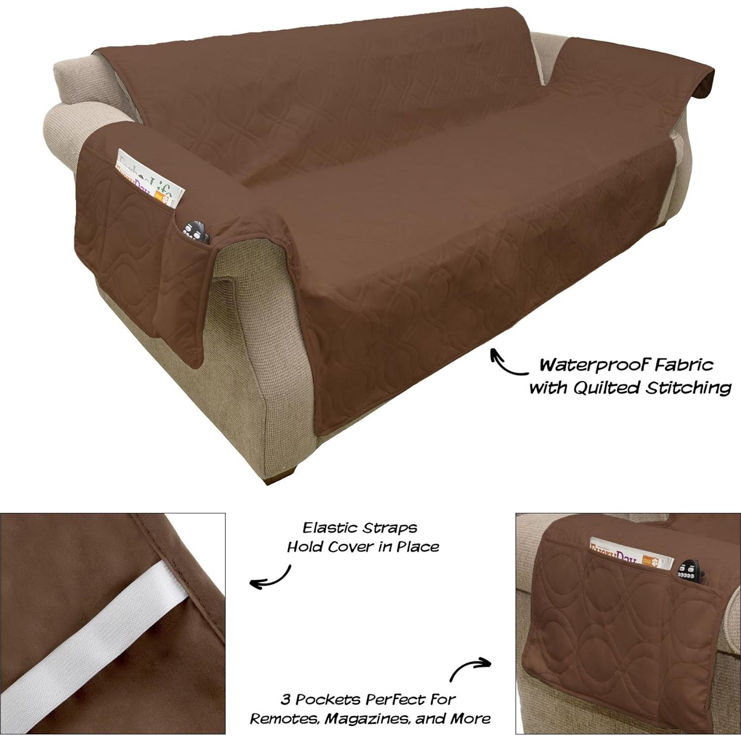 Funda de Sofá Impermeable PETMAKER para Mascotas 3 Cojines