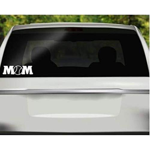 Calcomanía de Vinilo Blanca Foxtail Decals Béisbol 12.07x3.81cm