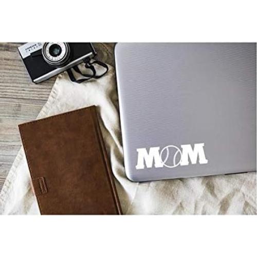 Calcomanía de Vinilo Blanca Foxtail Decals Béisbol 12.07x3.81cm