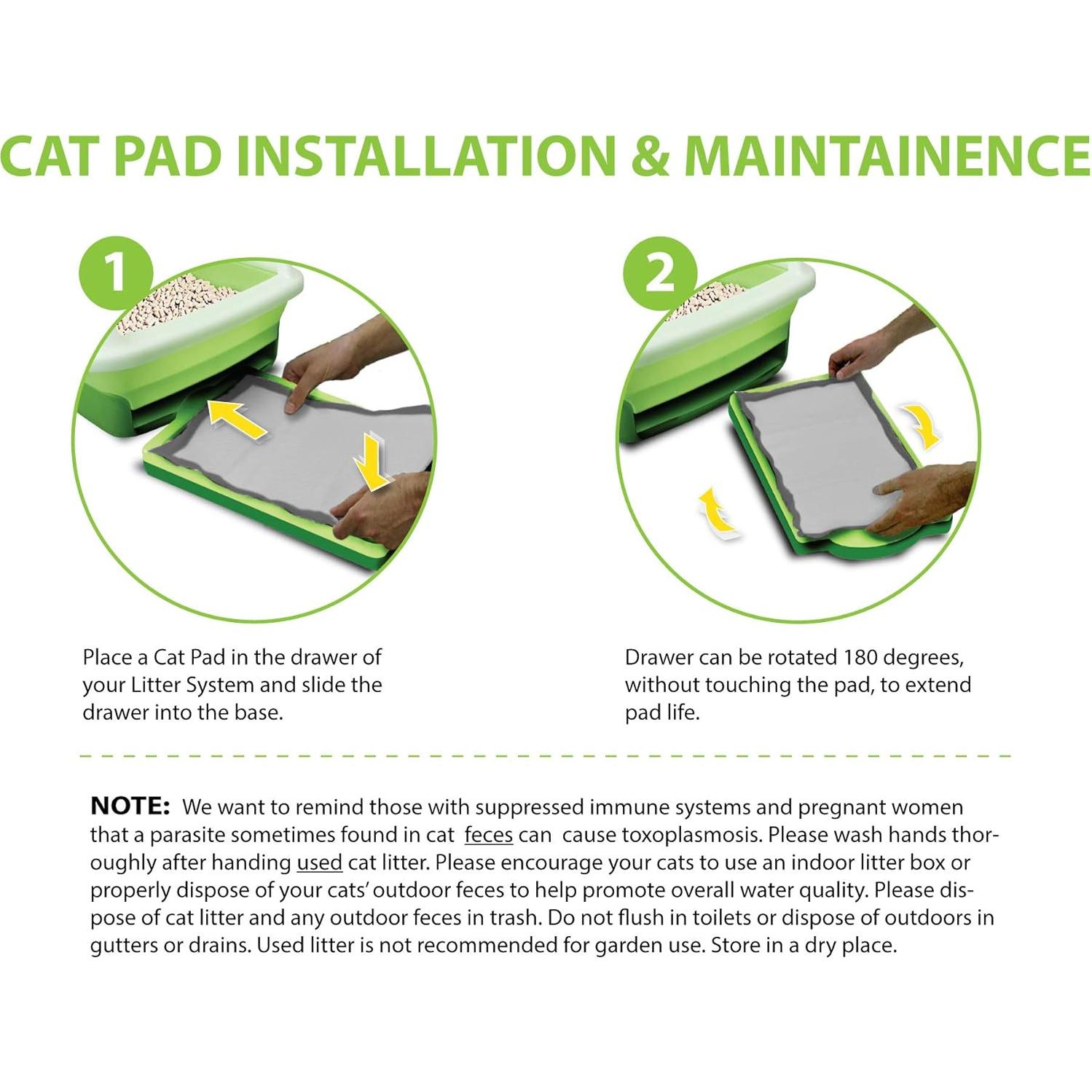 Almohadillas para Gatos Paw Inspired 80 Ct Carbón Activado