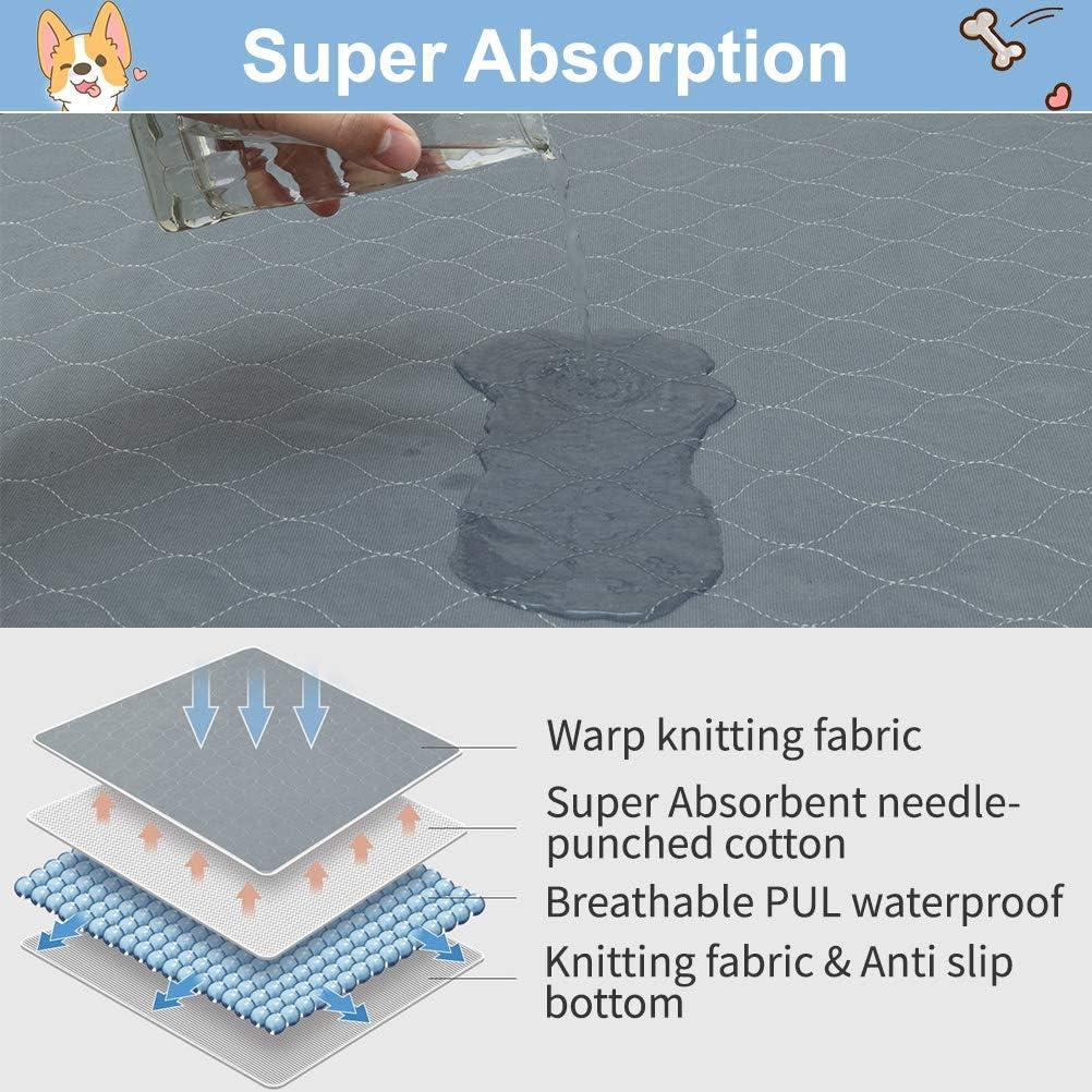 KOOLTAIL Almohadillas Lavables para Perros 91x86 cm - 2 Piezas