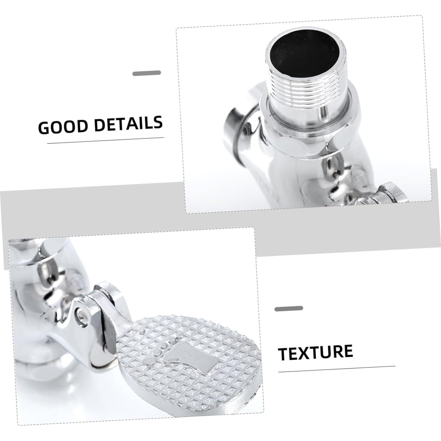 Válvula de descarga de inodoro CRILSTYLEO con pedal 16x11cm