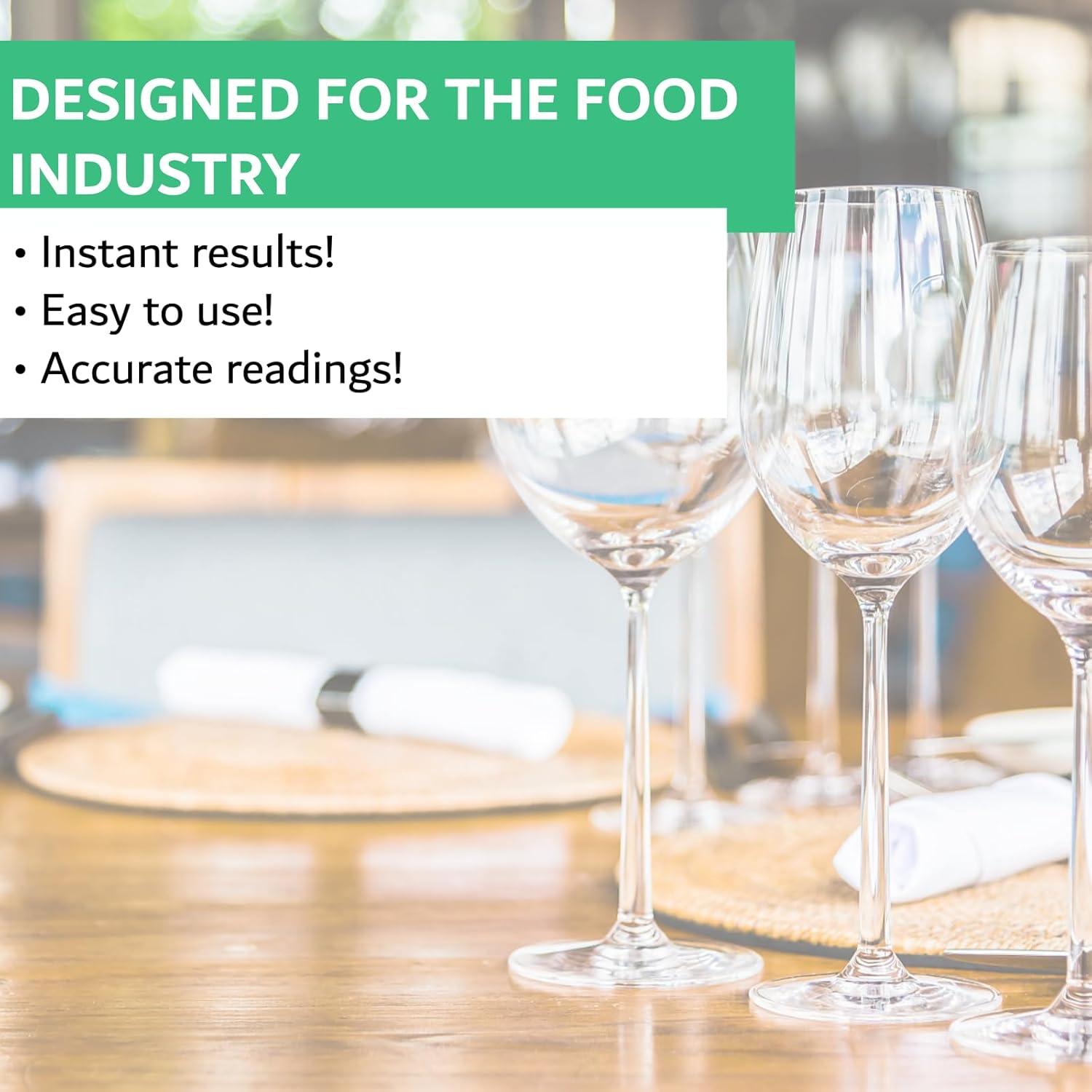 Frasco 100 Tiras Prueba Desinfectante QUAT FryOilSaver QR5