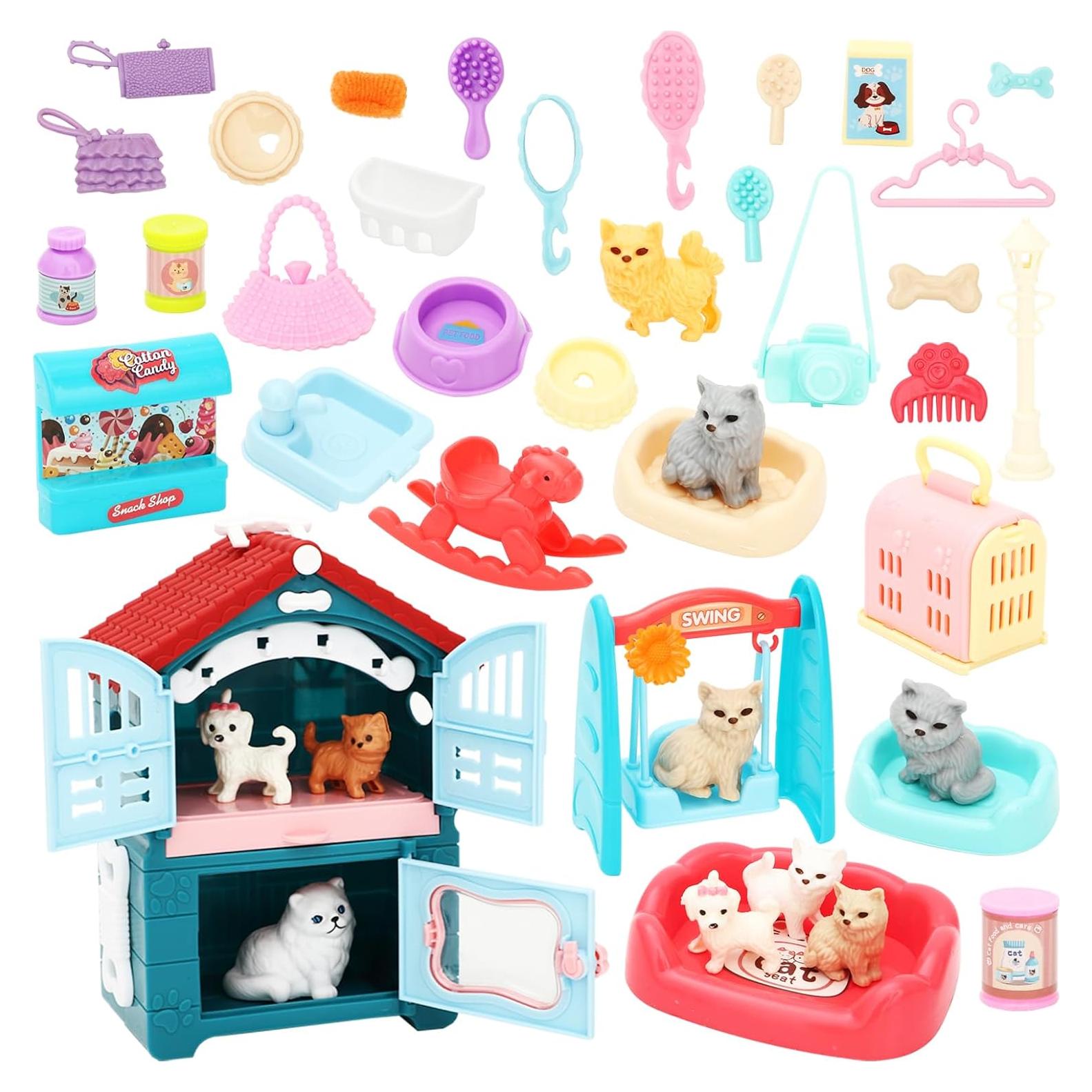 Juego de Figuras de Gato ONEST 39 Piezas Juguetes Educativos