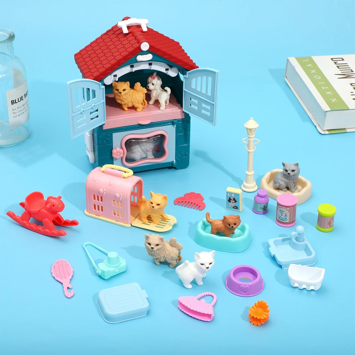 Juego de Figuras de Gato ONEST 39 Piezas Juguetes Educativos