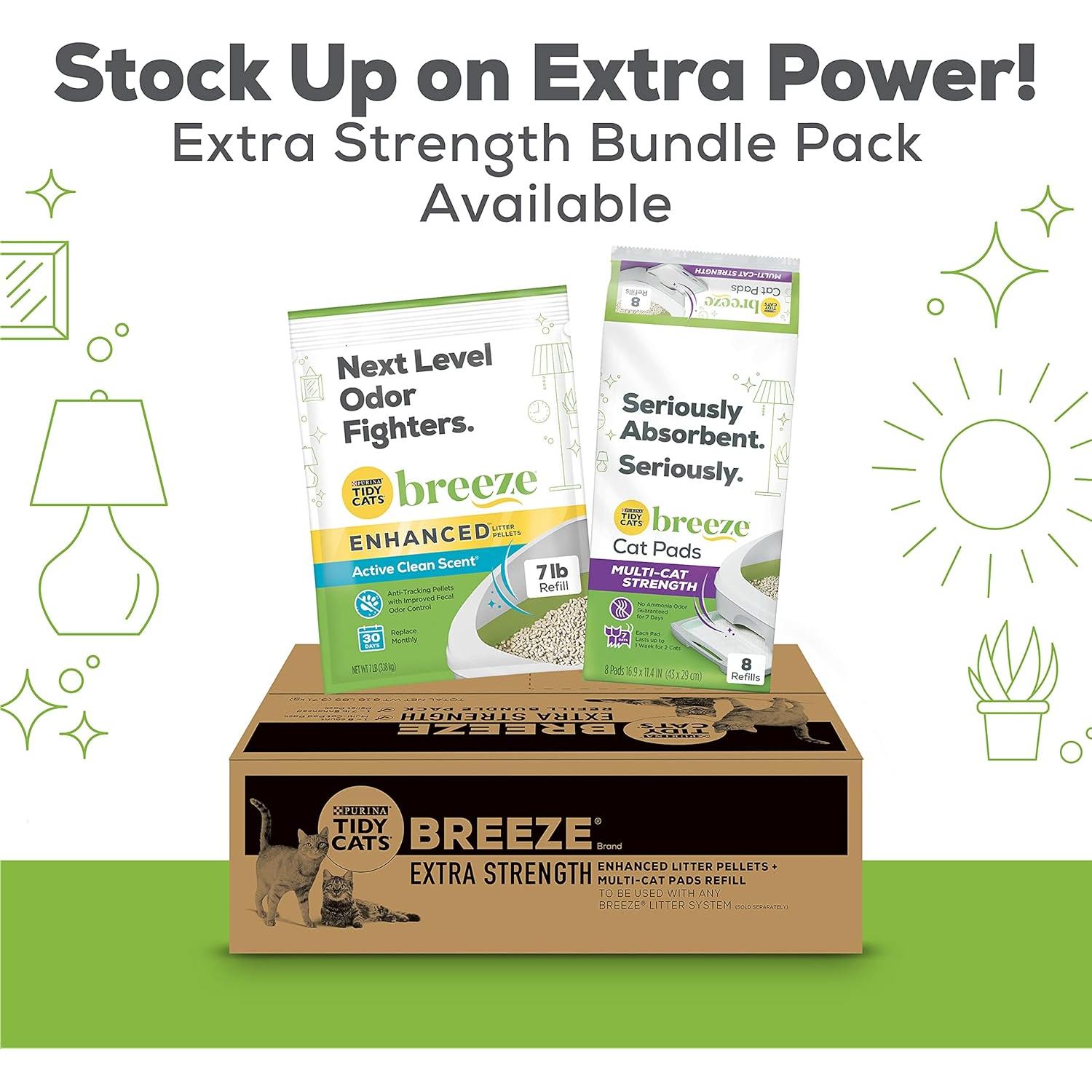 Recarga Purina Tidy Cats Breeze 3.58 kg - Pellets y Almohadillas