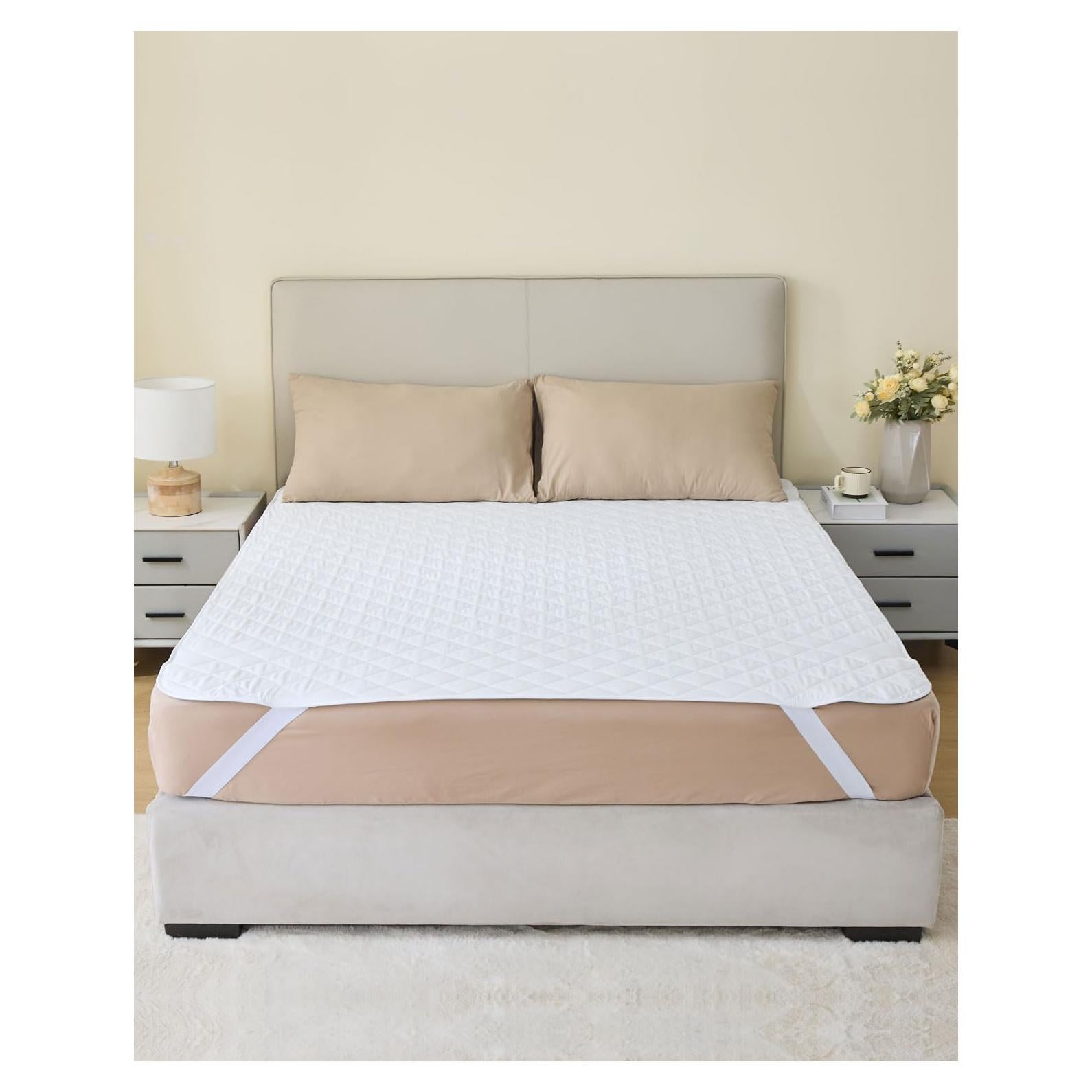 Almohadilla de Cama KANECH Queen Lavable Impermeable 152x203cm