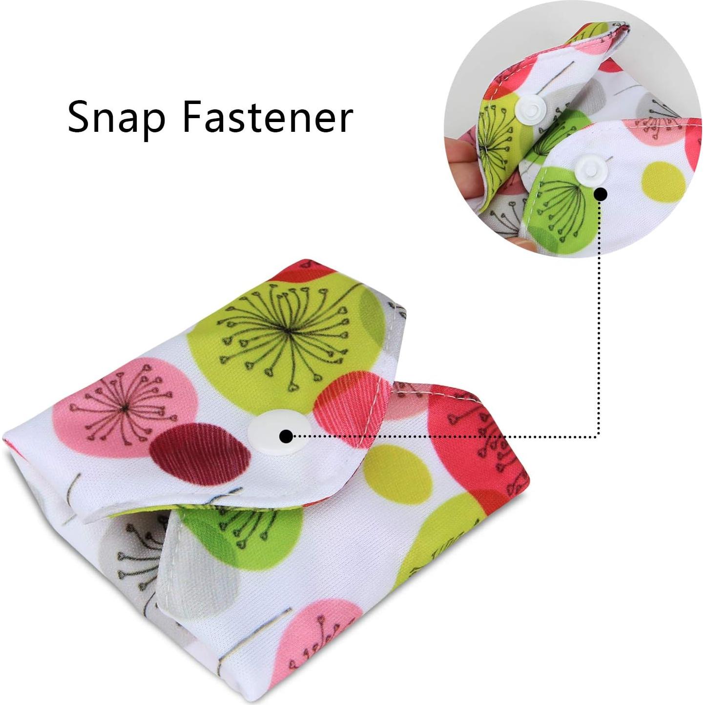 Teamoy Set de 11 Almohadillas Menstruales Reutilizables