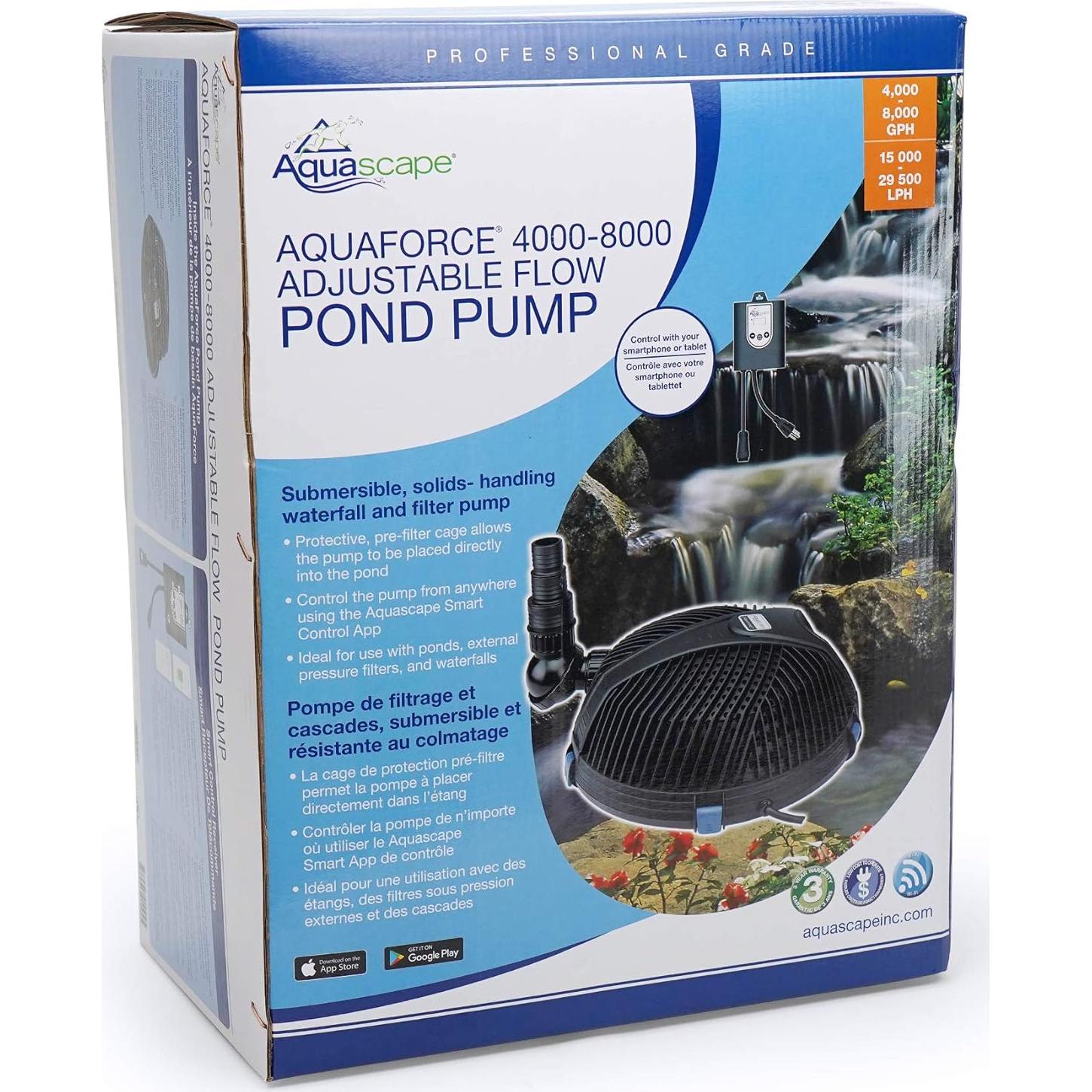 Bomba de Estanque Aquascape AquaForce PRO 4000-8000 GPH