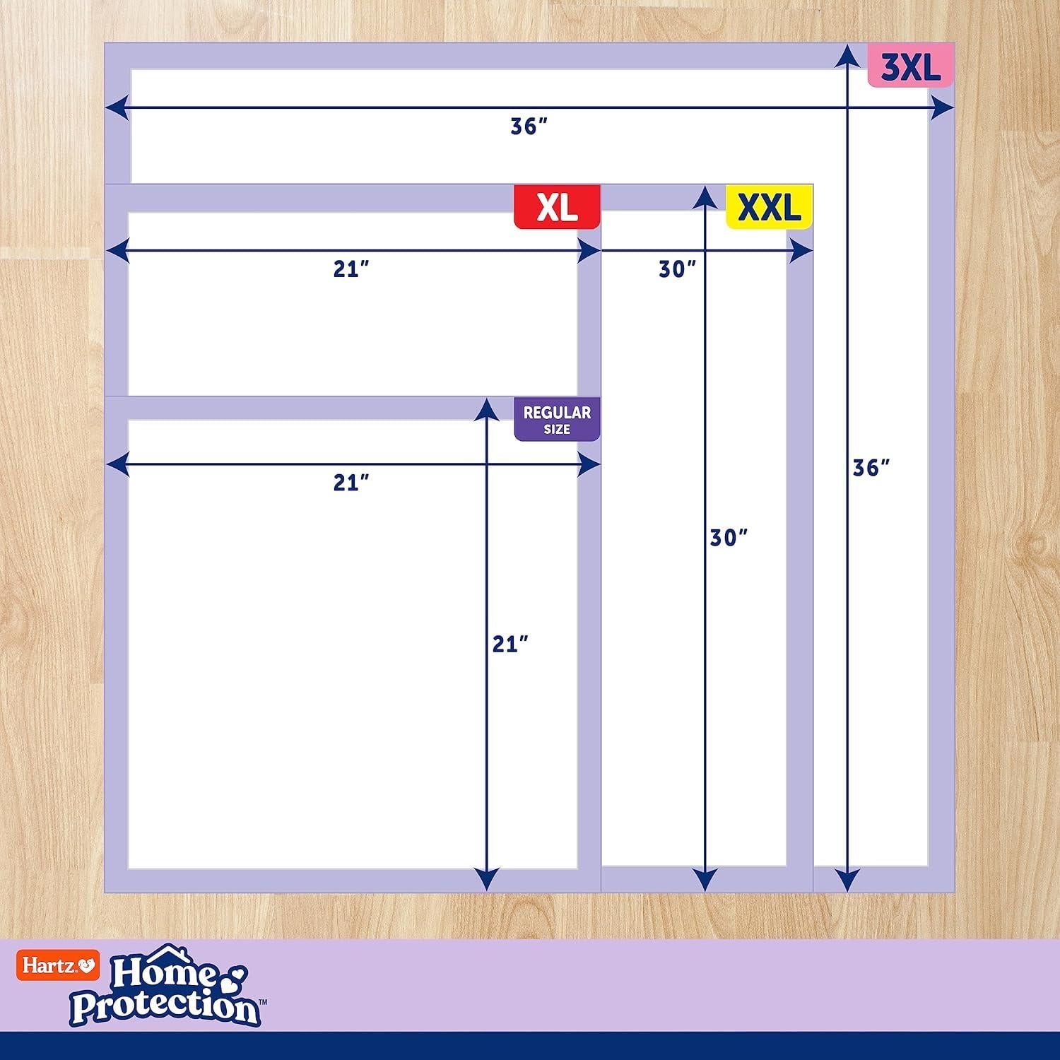 Almohadillas para Perros Hartz Home Protection 100 Unidades Lavanda